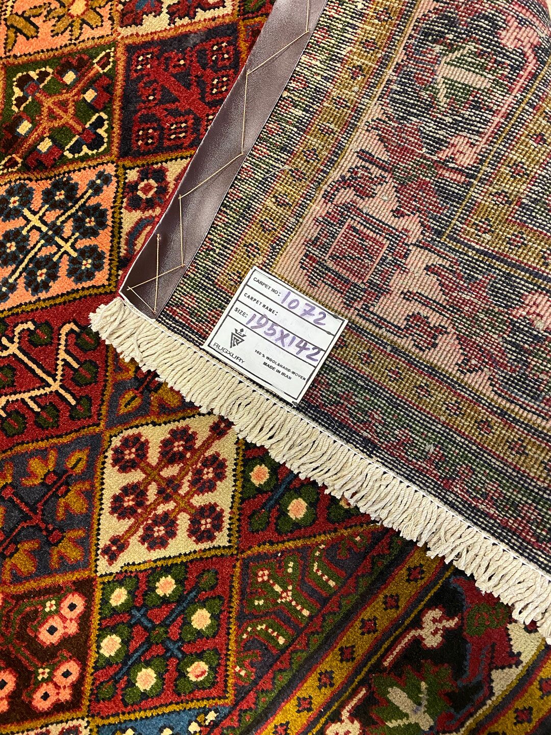 2x1.4M Vintage Persian Joshaghan Rug - Image 6