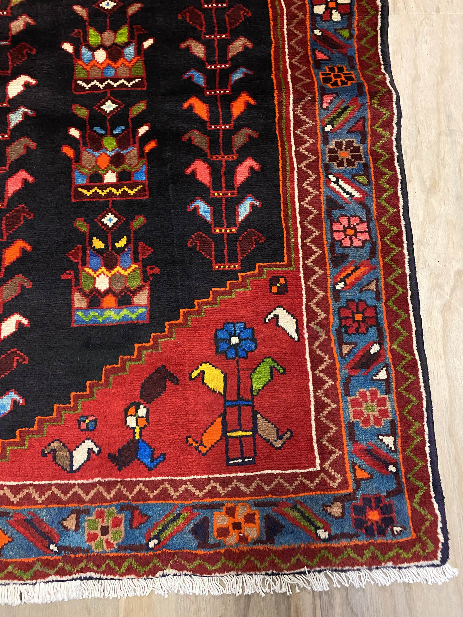 1.7x1.2M Persian Saveh Rug - Image 7