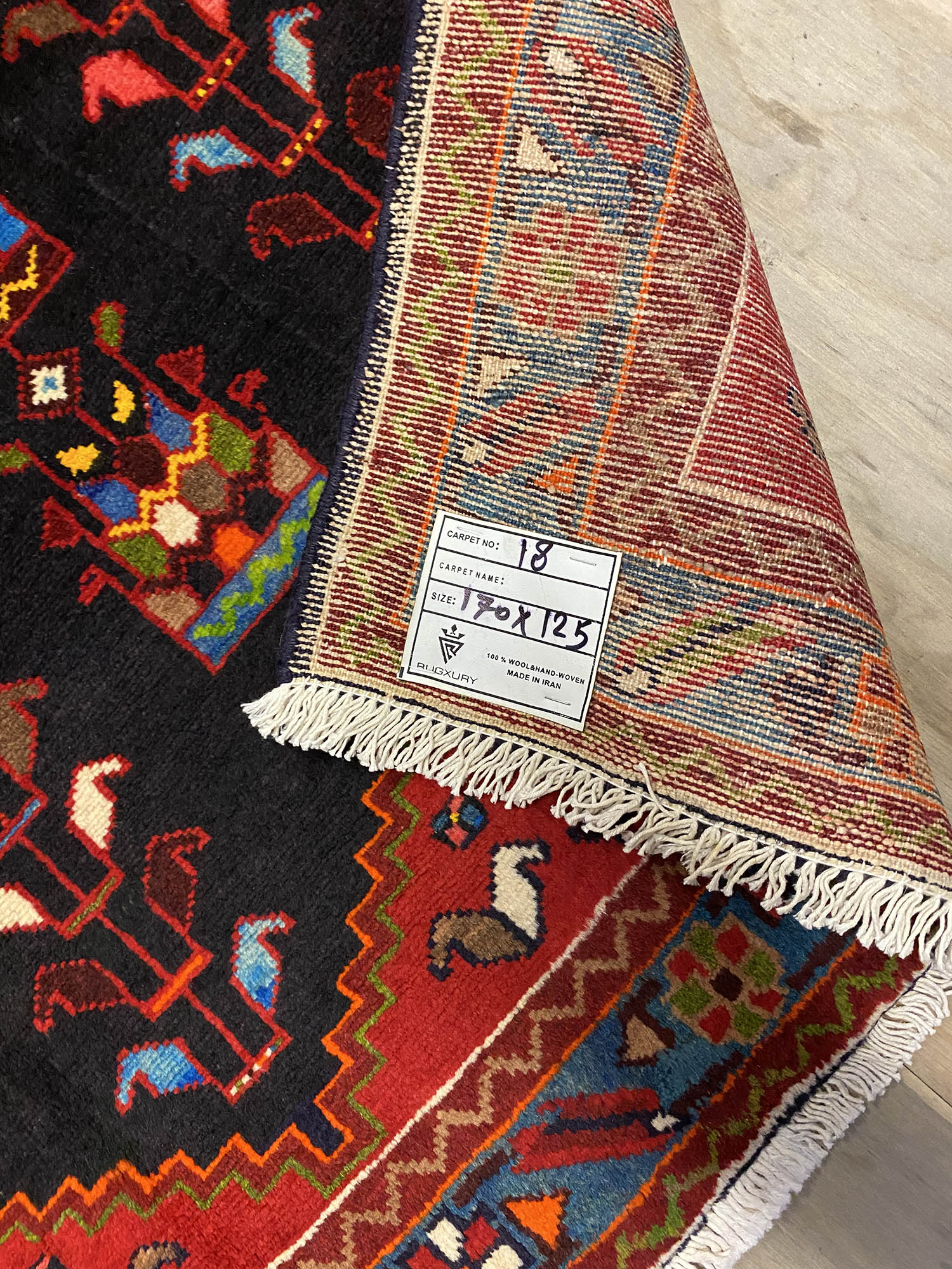 1.7x1.2M Persian Saveh Rug - Image 5
