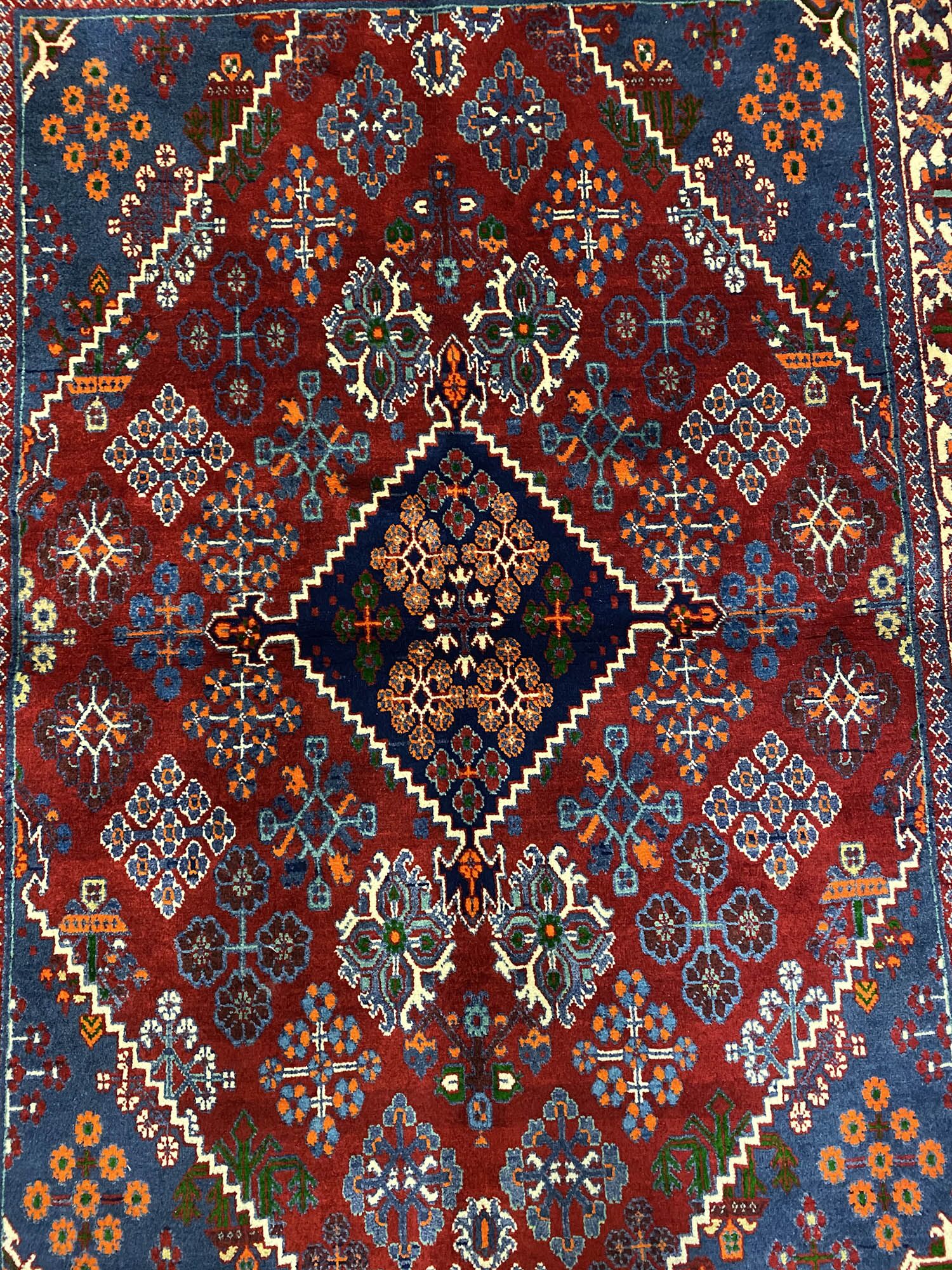 1.6x1.1M Persian Joshaghan Rug - Image 6