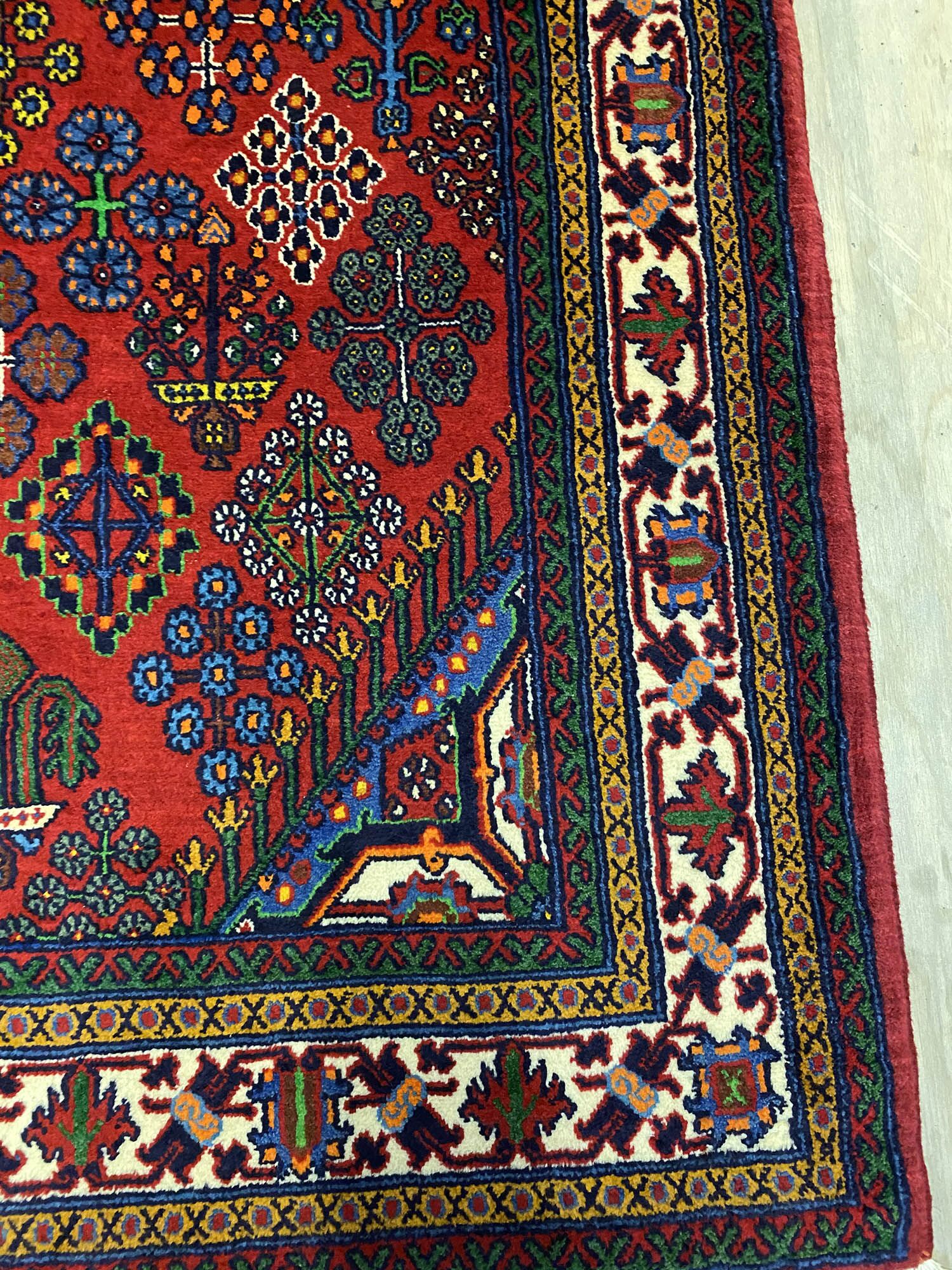 1.8x1.1M Persian Joshaghan Rug - Image 2