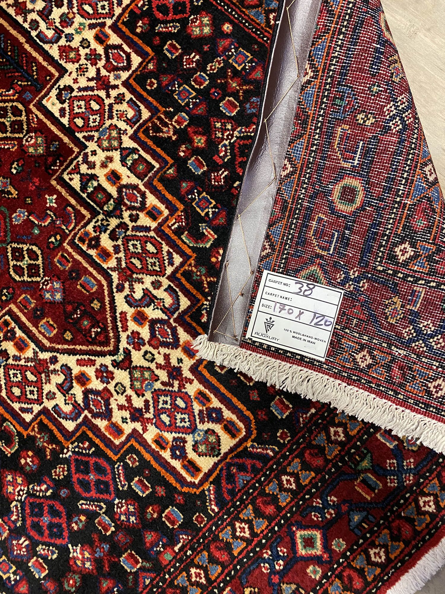 1.7x1.2M Kurdish Senneh Bijar Rug - Image 4