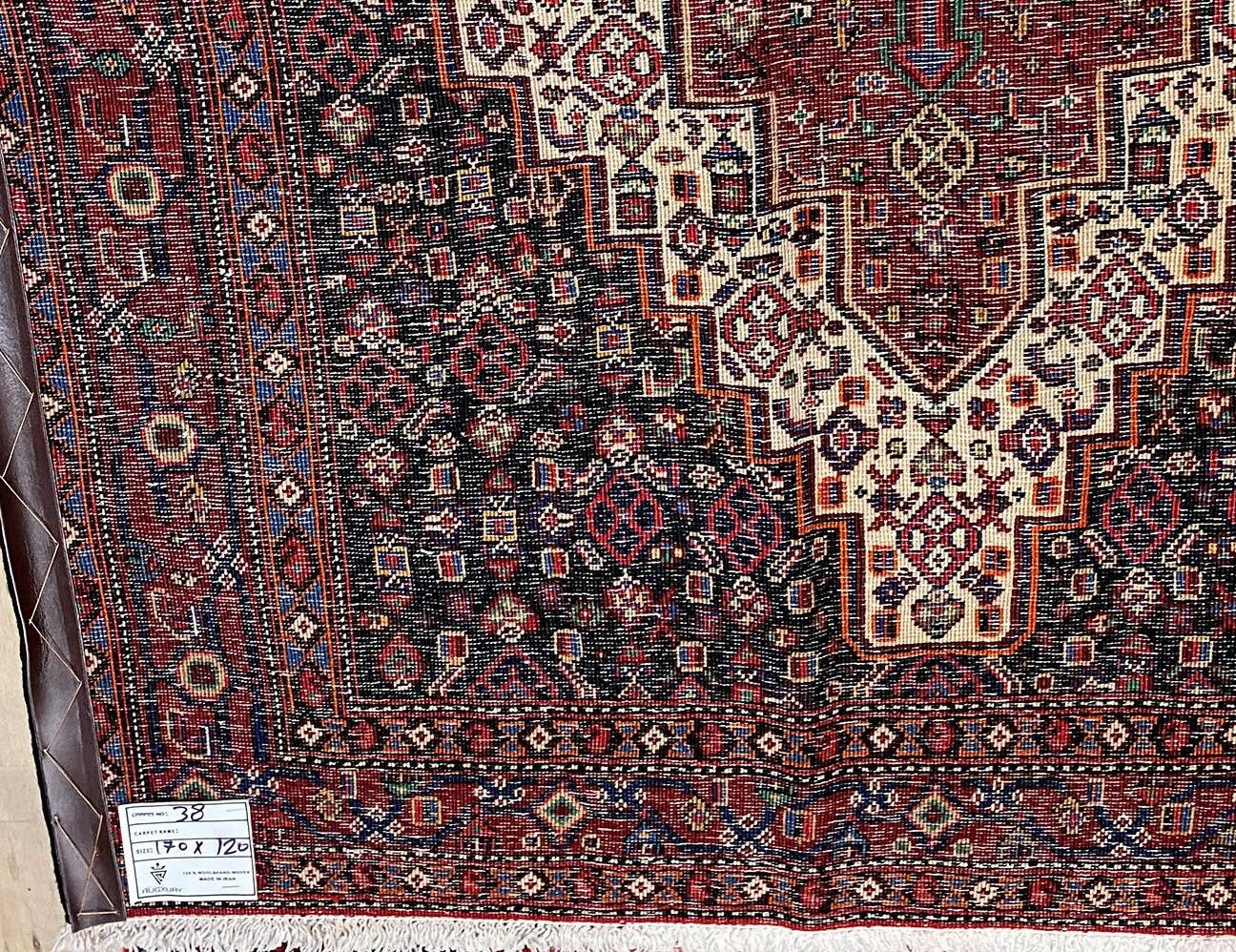 1.7x1.2M Kurdish Senneh Bijar Rug - Image 5