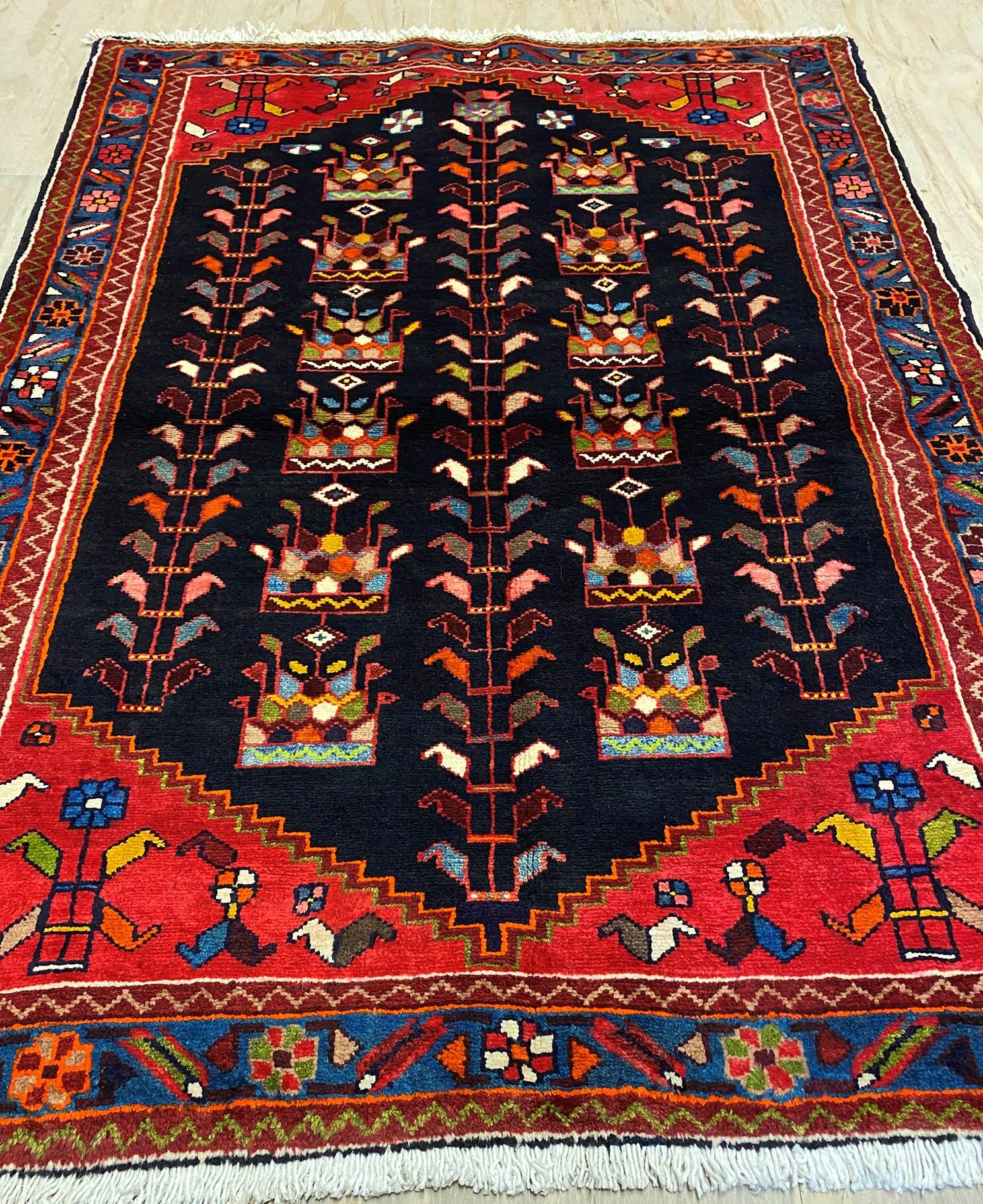 1.5x1.1M Persian Saveh Rug - Image 3