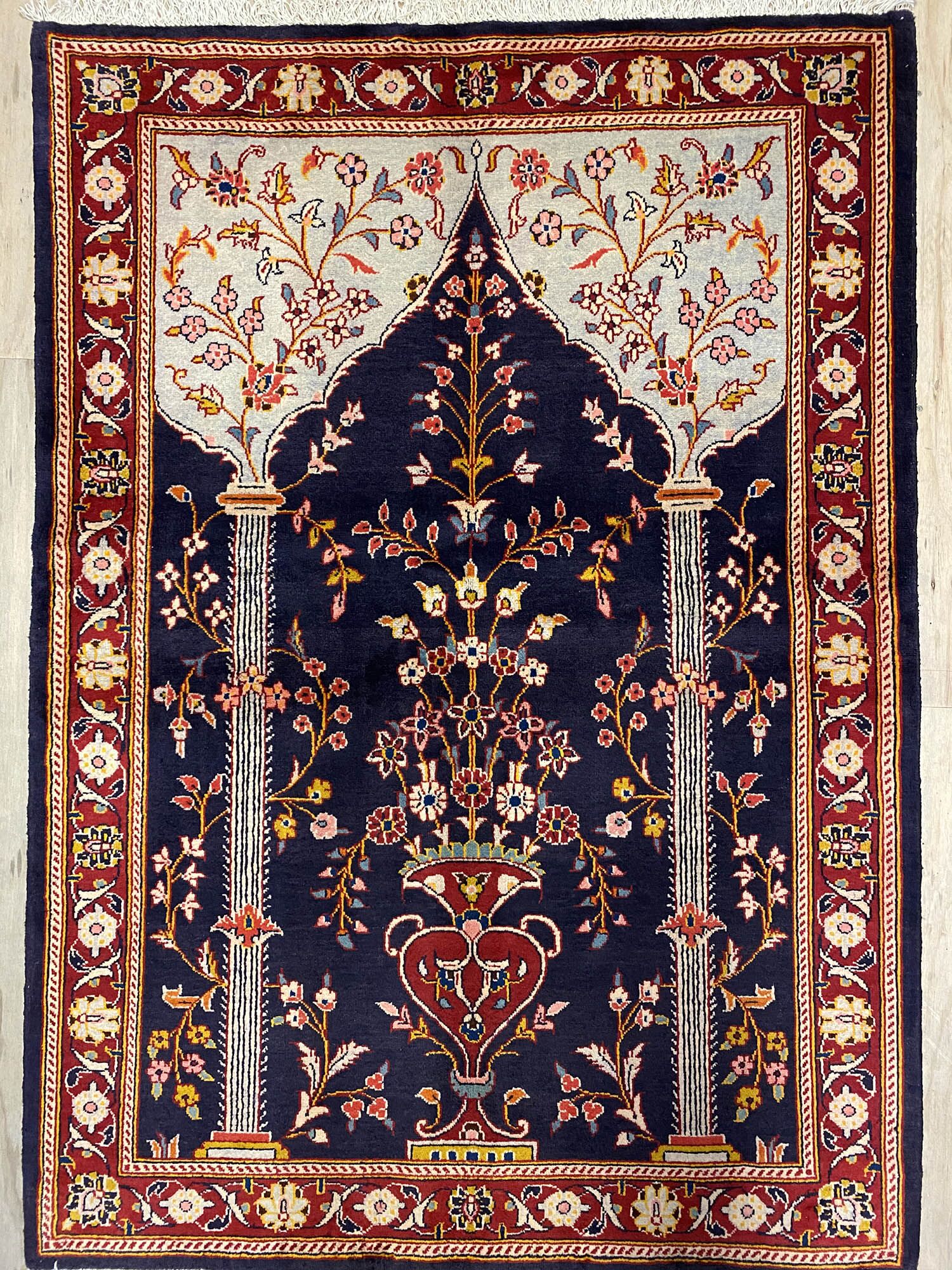 1.6x1.1M Tree Of Life Persian Rug