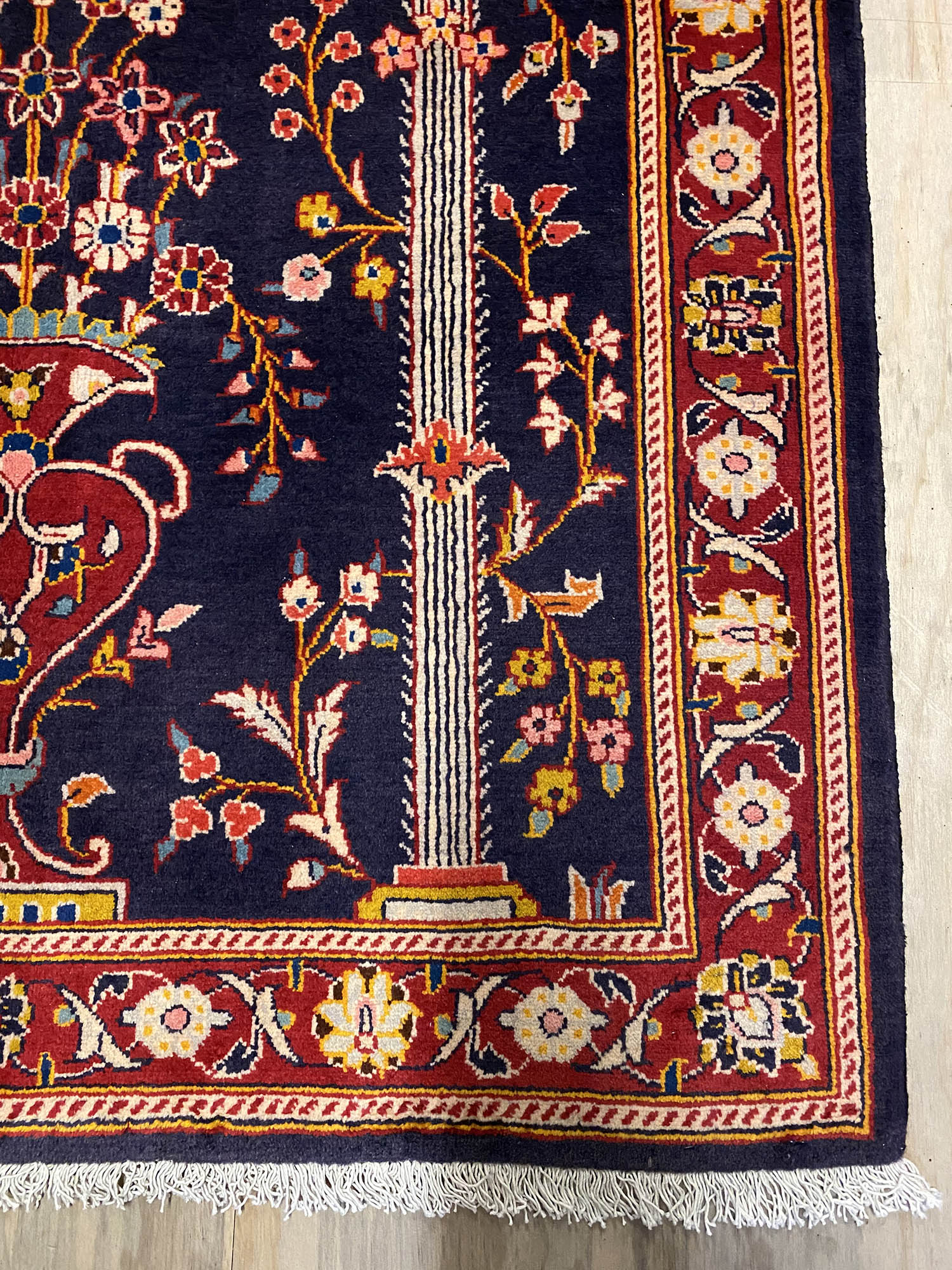 1.6x1.1M Tree Of Life Persian Rug - Image 5