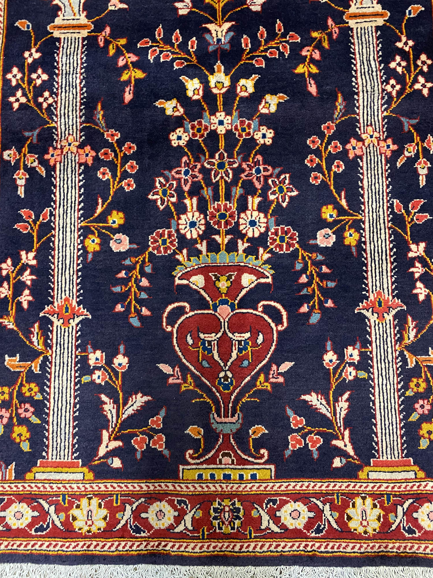 1.6x1.1M Tree Of Life Persian Rug - Image 6