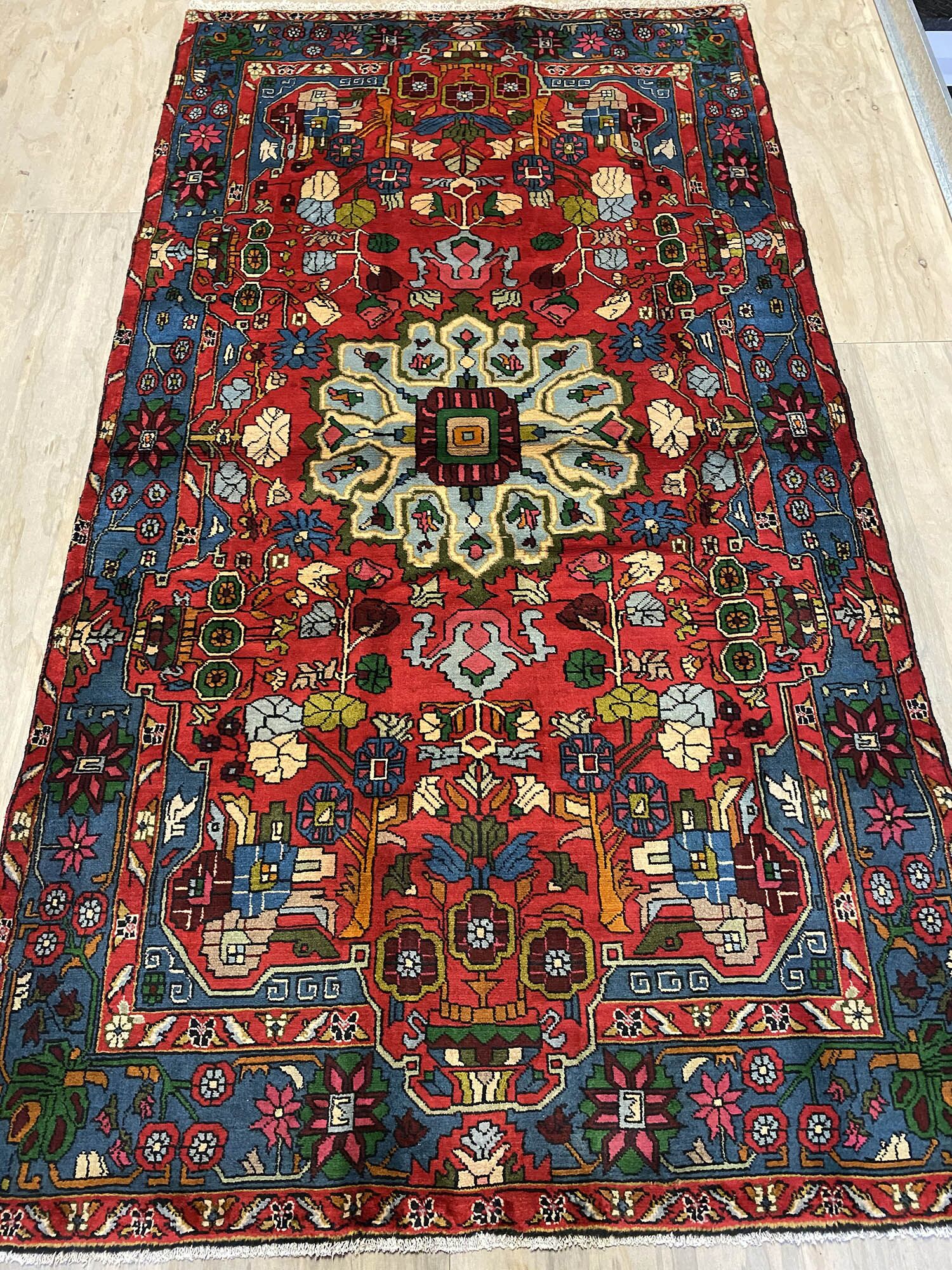 2.6x1.4M Tribal Nahavand Rug - Image 3