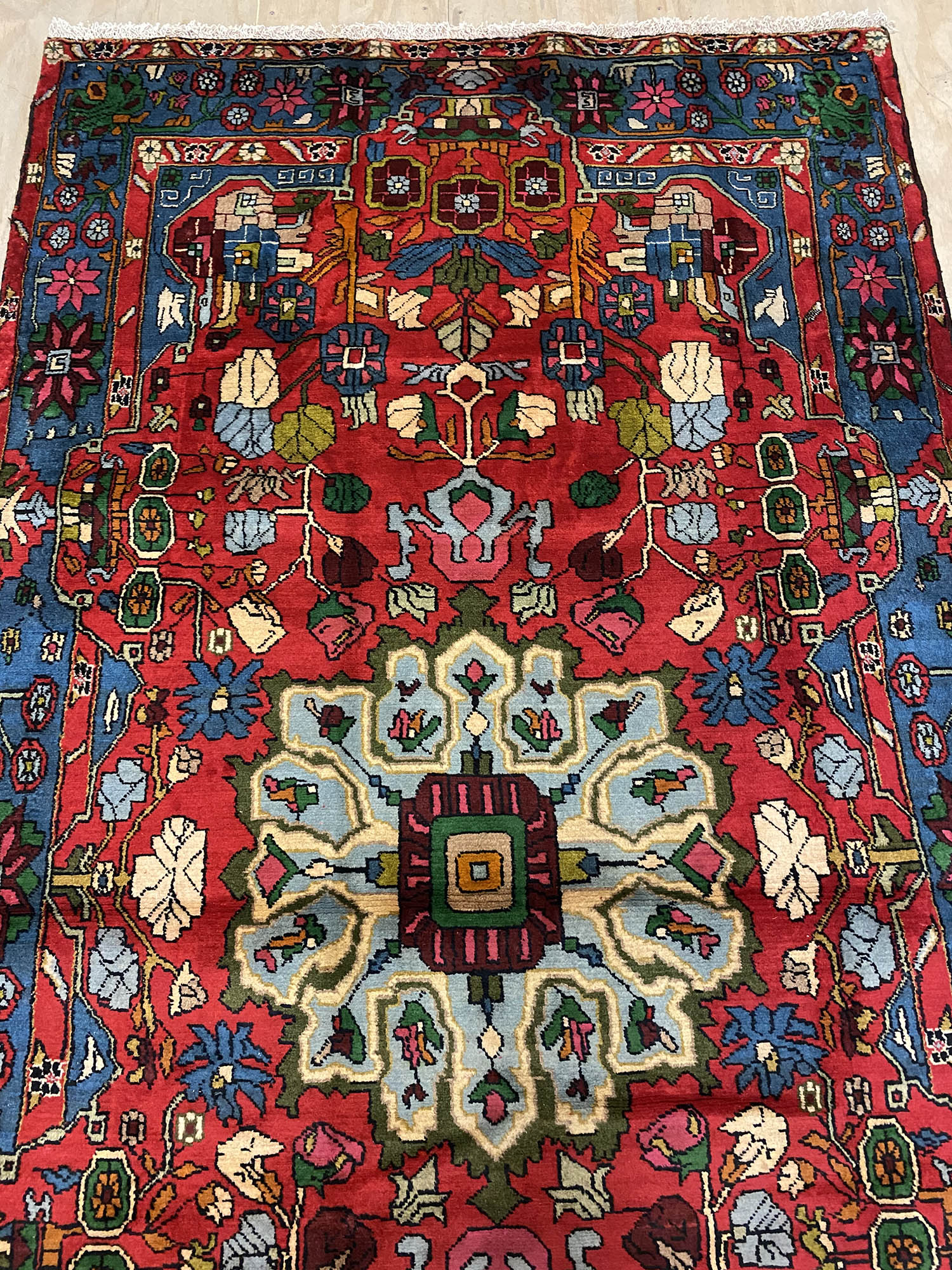 2.6x1.4M Tribal Nahavand Rug - Image 6