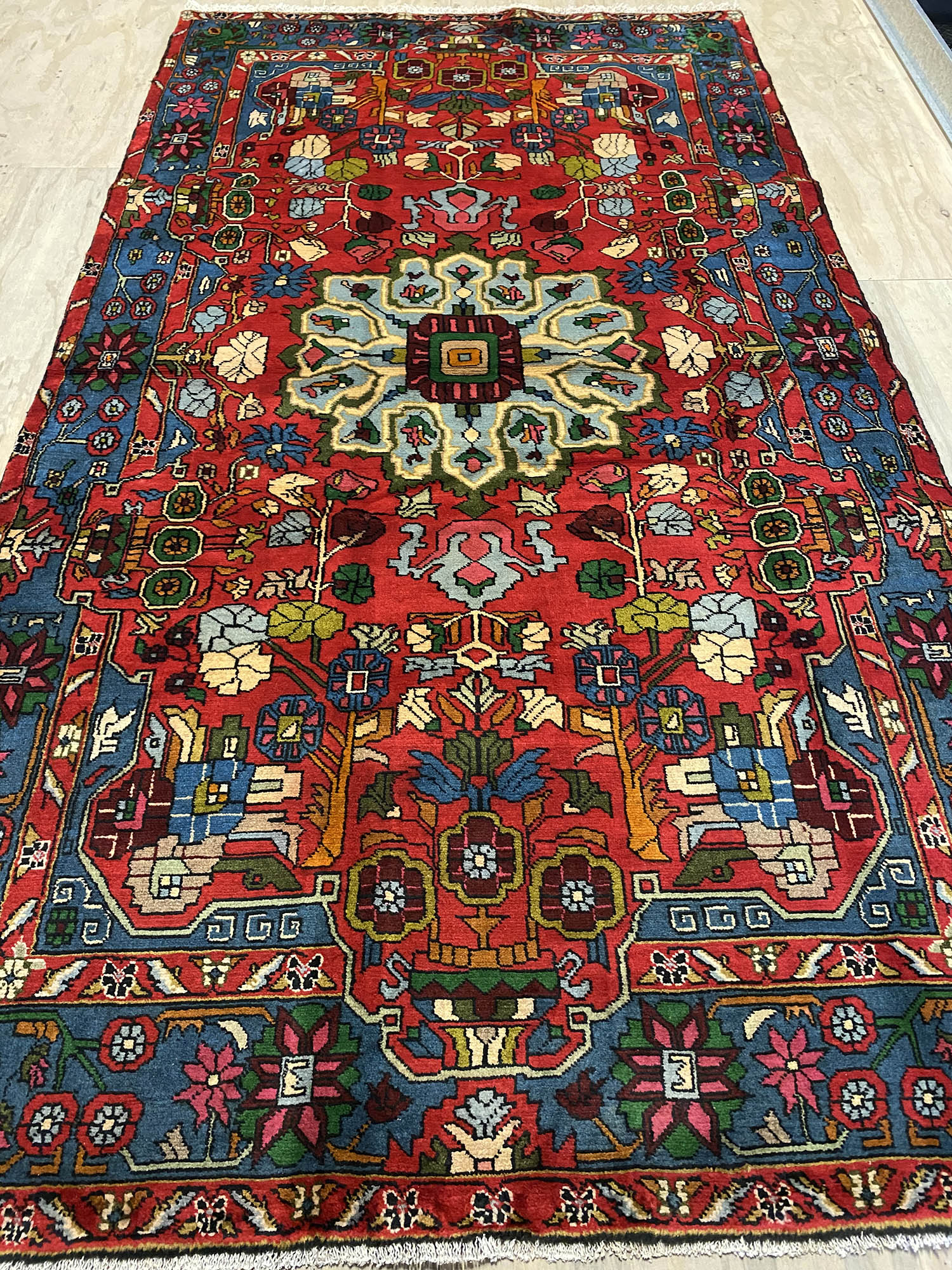 2.6x1.4M Tribal Nahavand Rug - Image 7