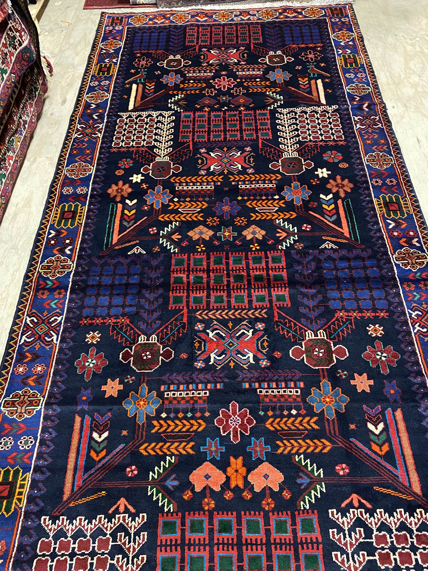 4x1.6M Antique Saveh Persian Runner - Image 10