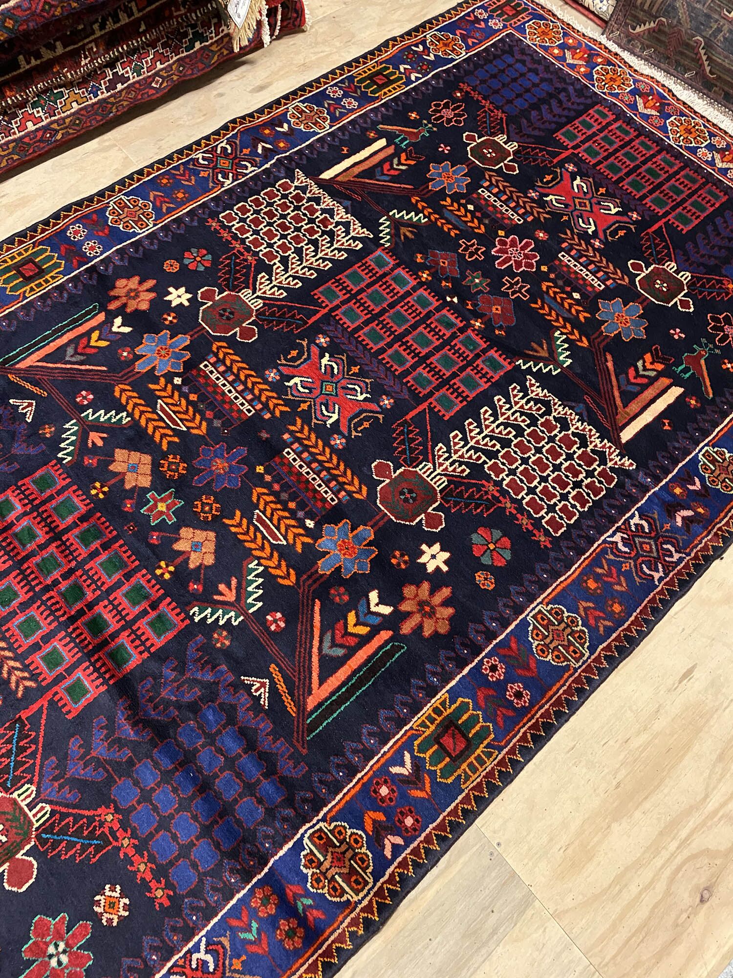 4x1.6M Antique Saveh Persian Runner - Image 2