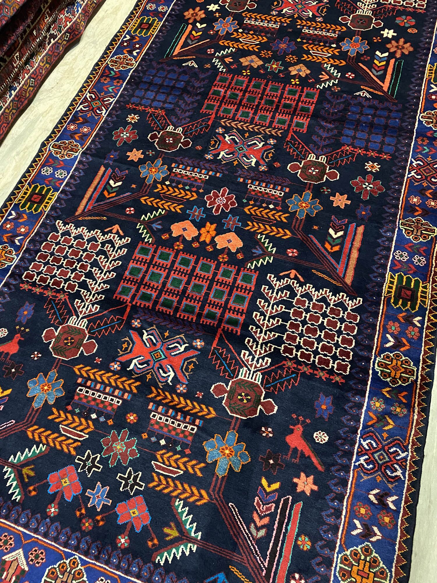 4x1.6M Antique Saveh Persian Runner - Image 3