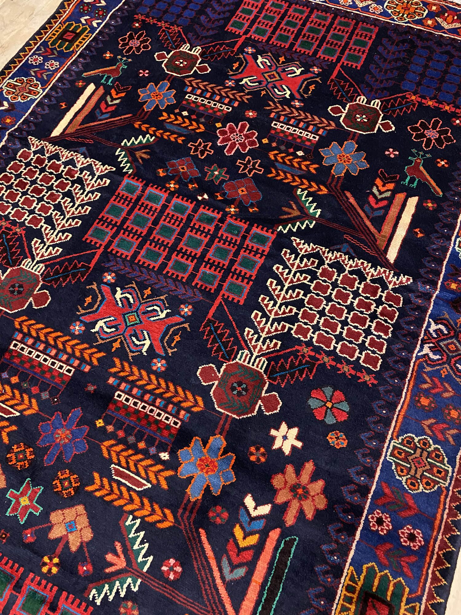 4x1.6M Antique Saveh Persian Runner - Image 5