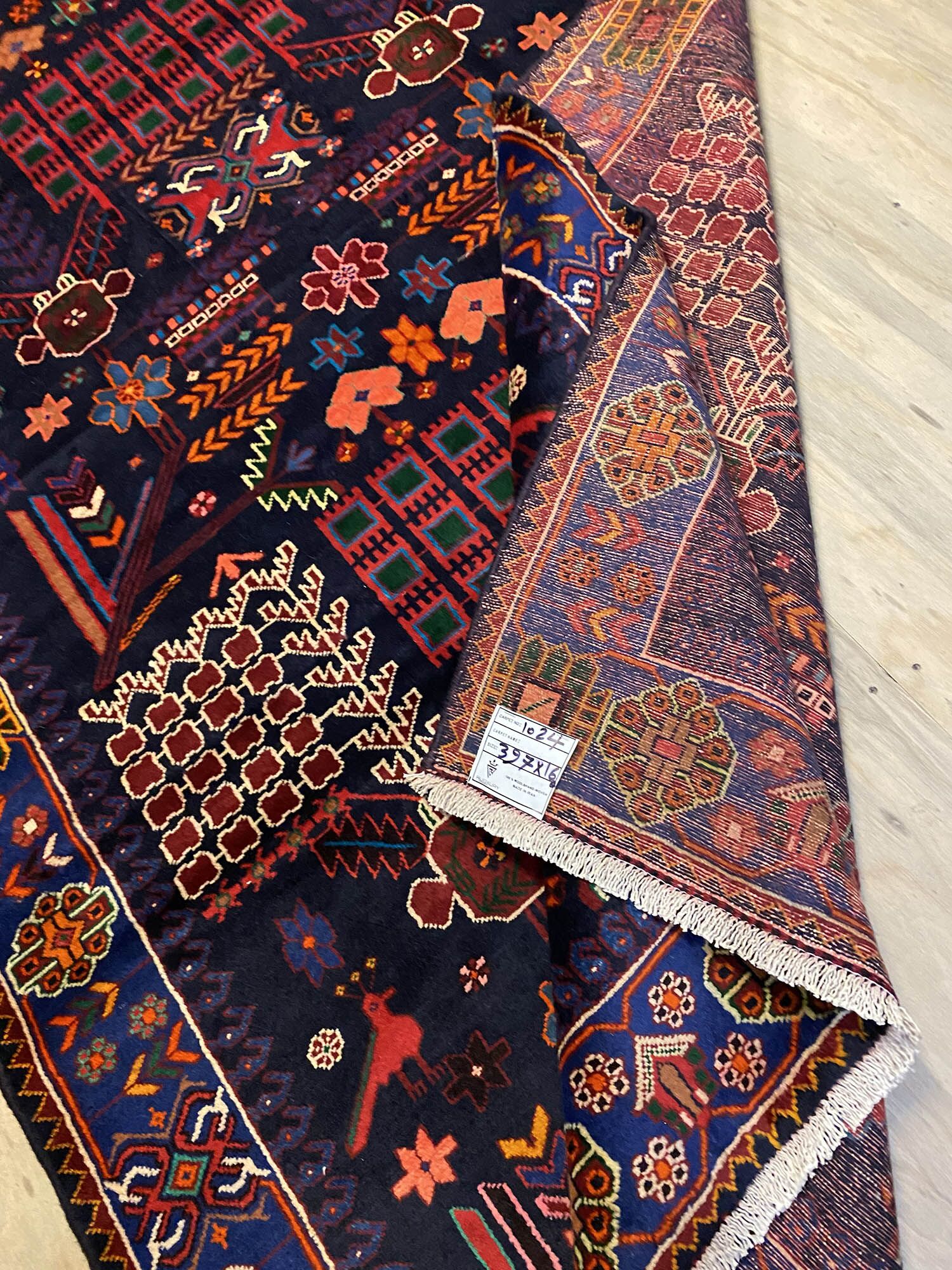 4x1.6M Antique Saveh Persian Runner - Image 8