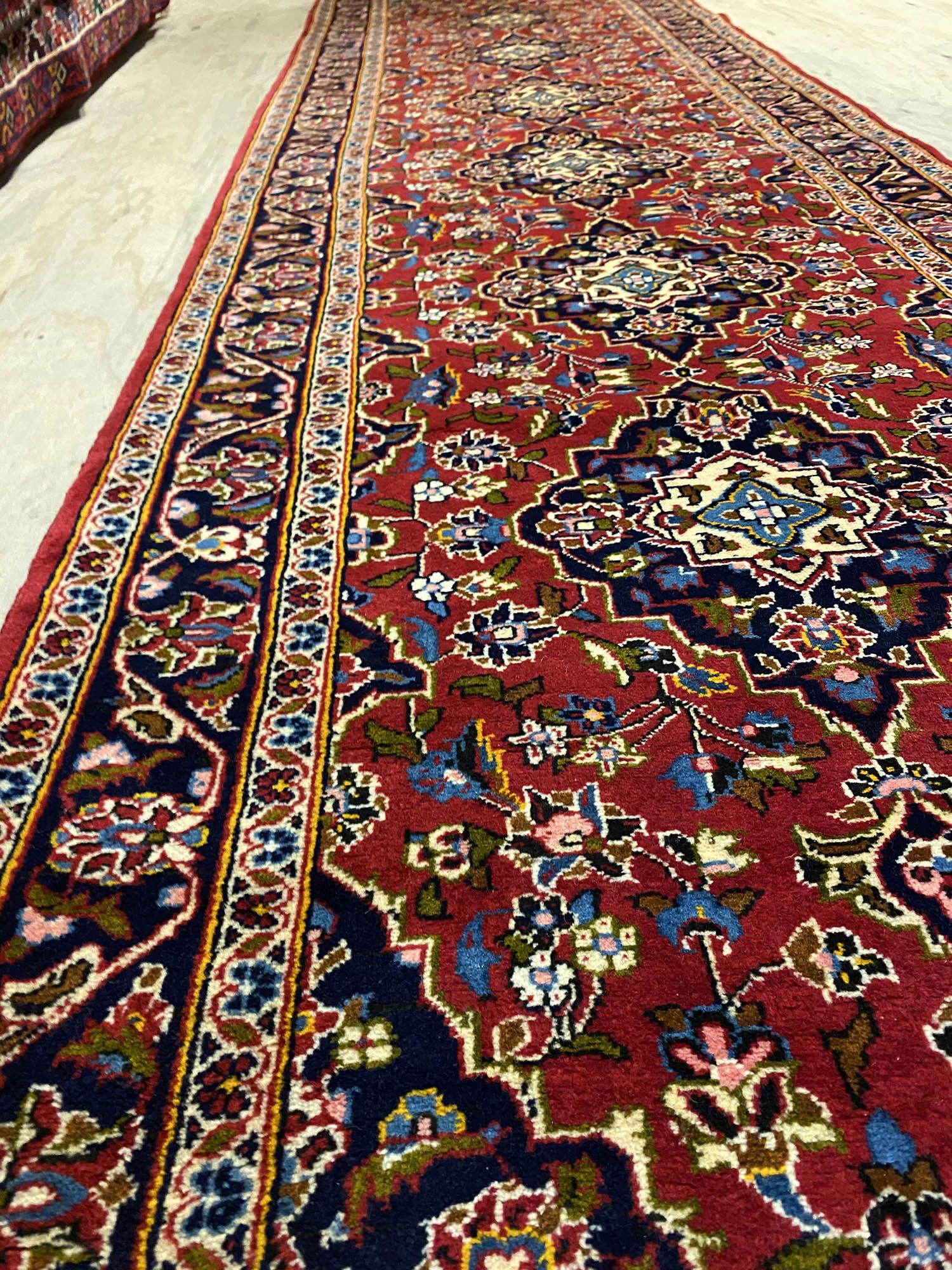 3.6M Persian Kashan Runner - Image 8