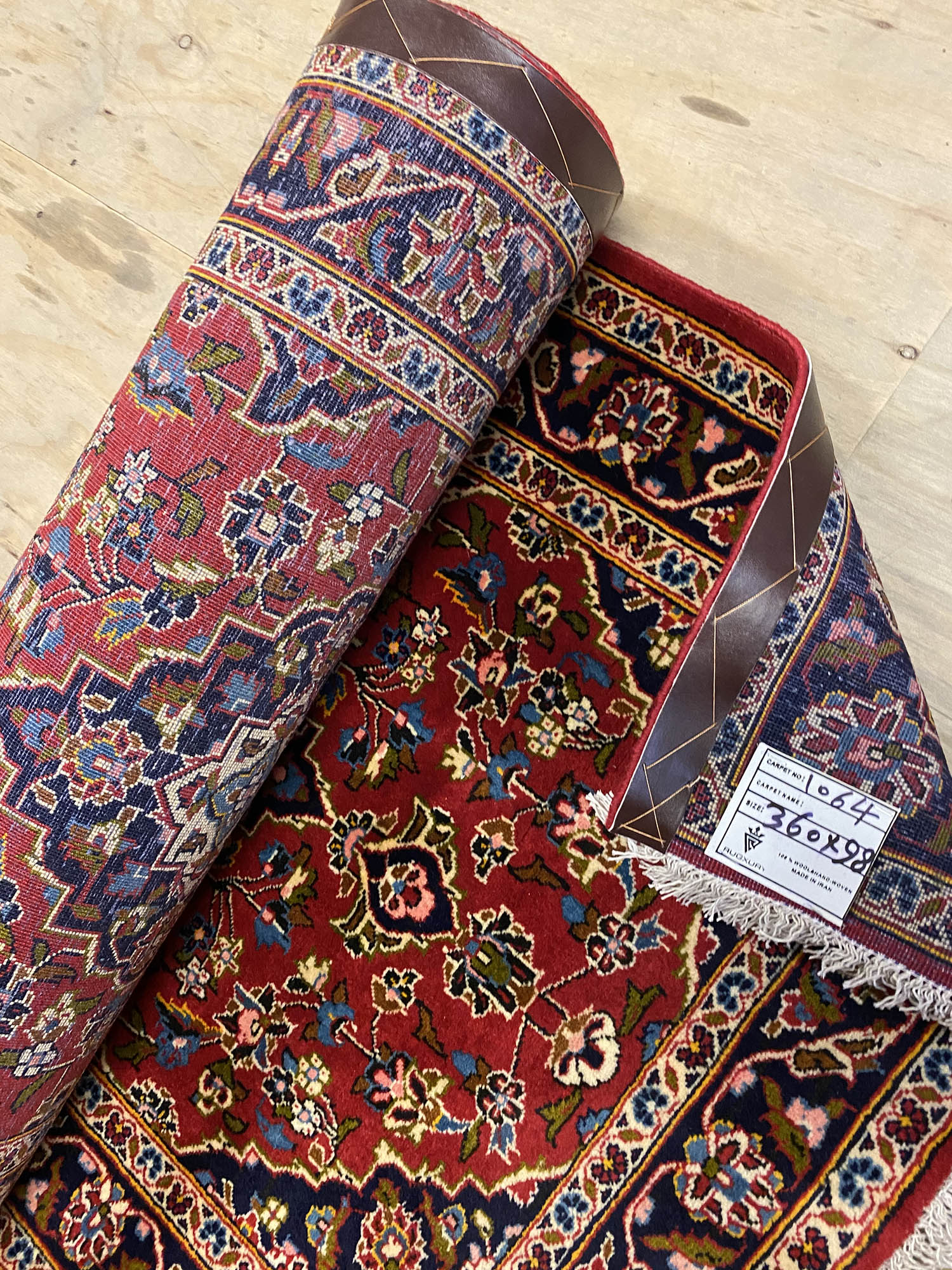 3.6M Persian Kashan Runner - Image 5