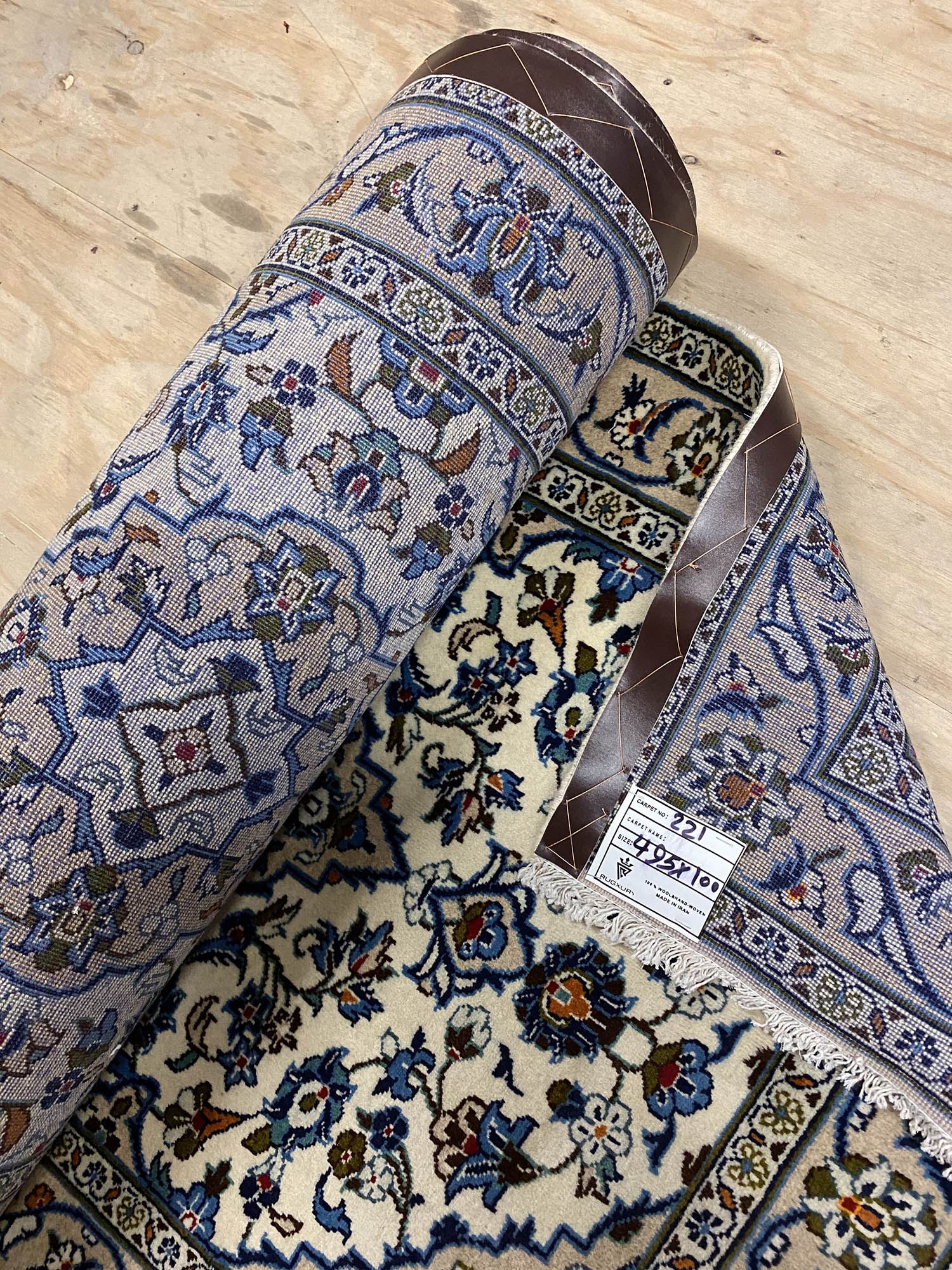 5M Traditional Kashan Runner - Image 9