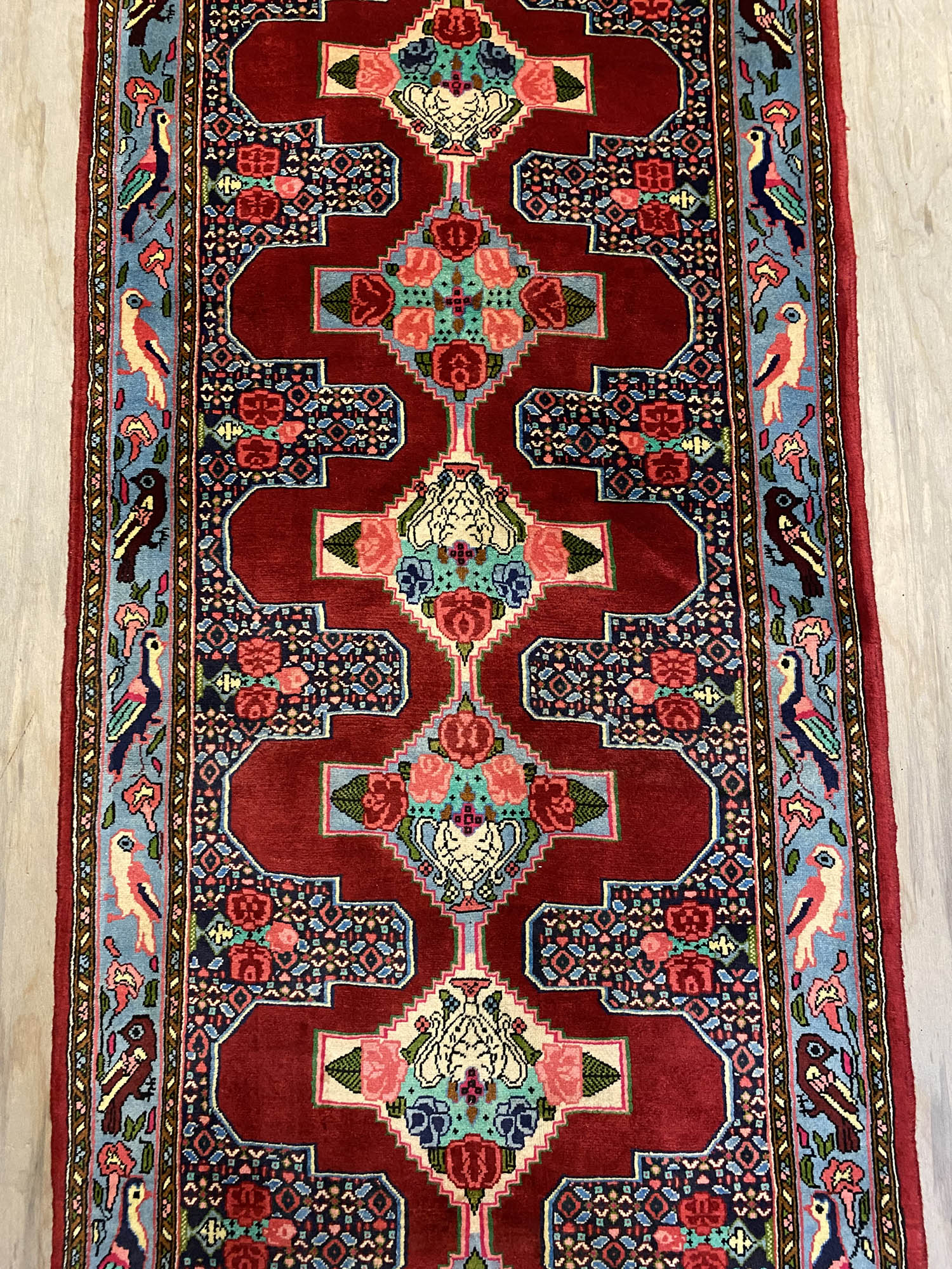 4M Kurdi Sanandaj Persian Runner - Image 9