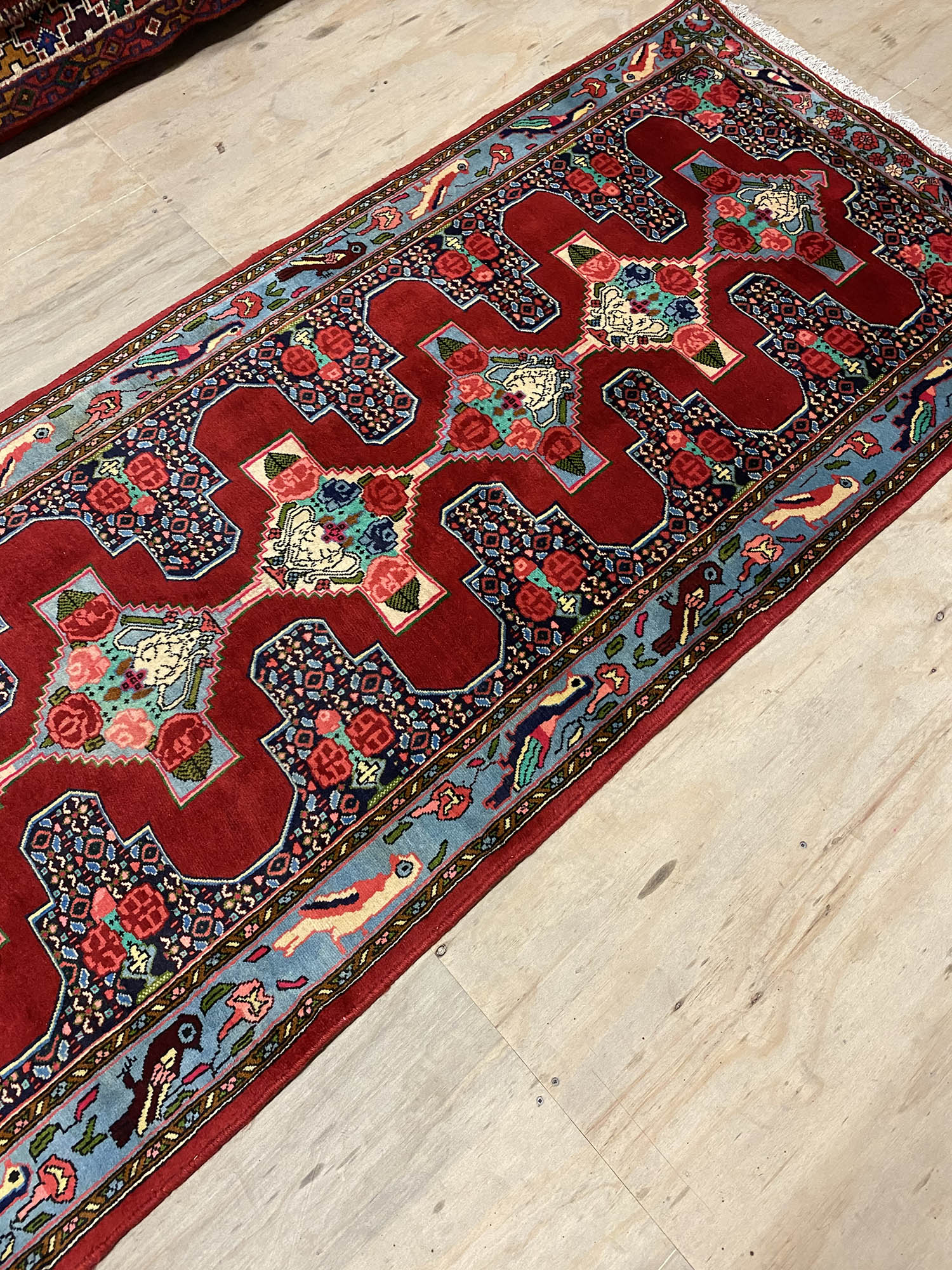 4M Kurdi Sanandaj Persian Runner - Image 11