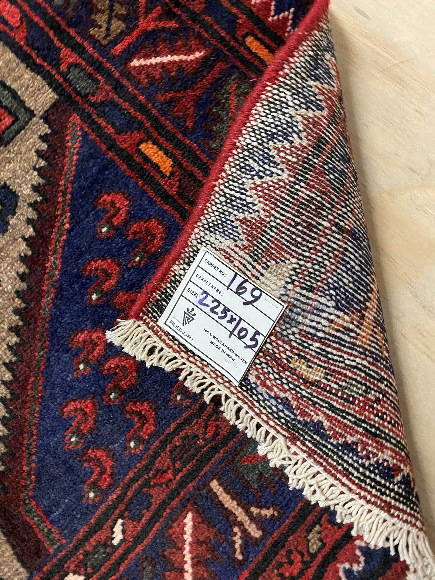 2.2x1M Persian Hamedan Rug - Image 7