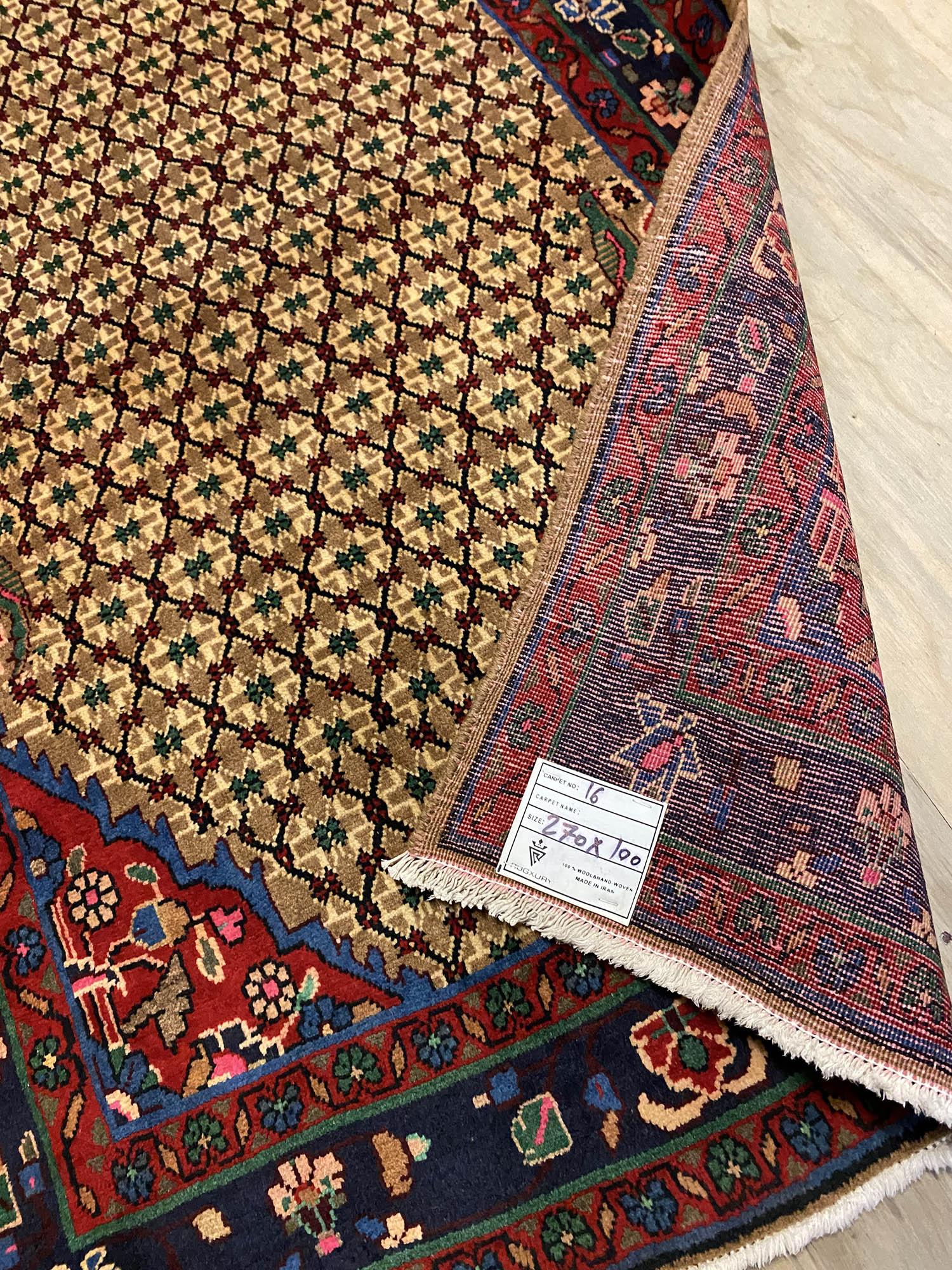 2.7M Persian Koliai Kurdish Runner Rug - Image 2