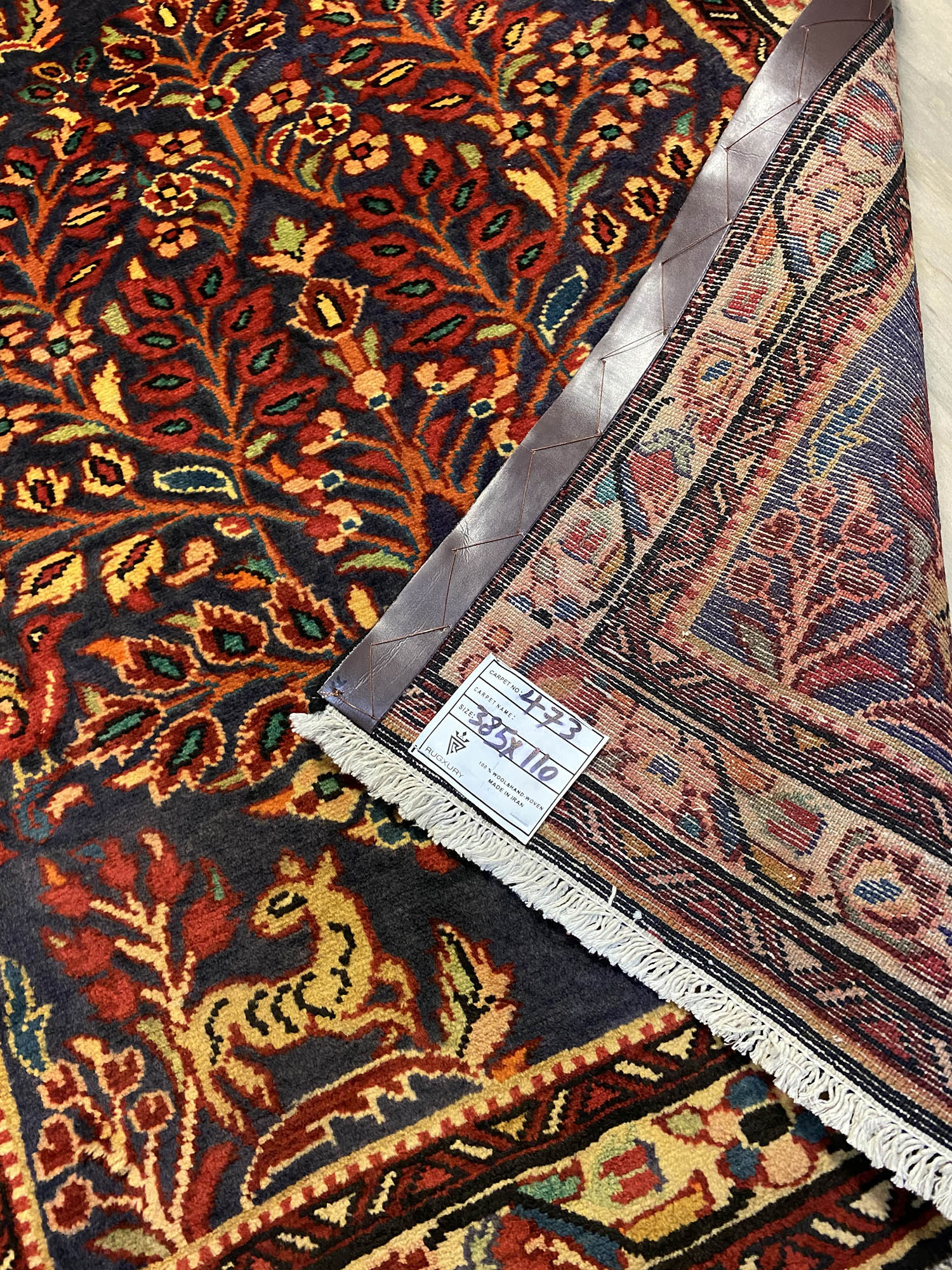 Fine 3.8M Hamedan Persian Runner - Image 8