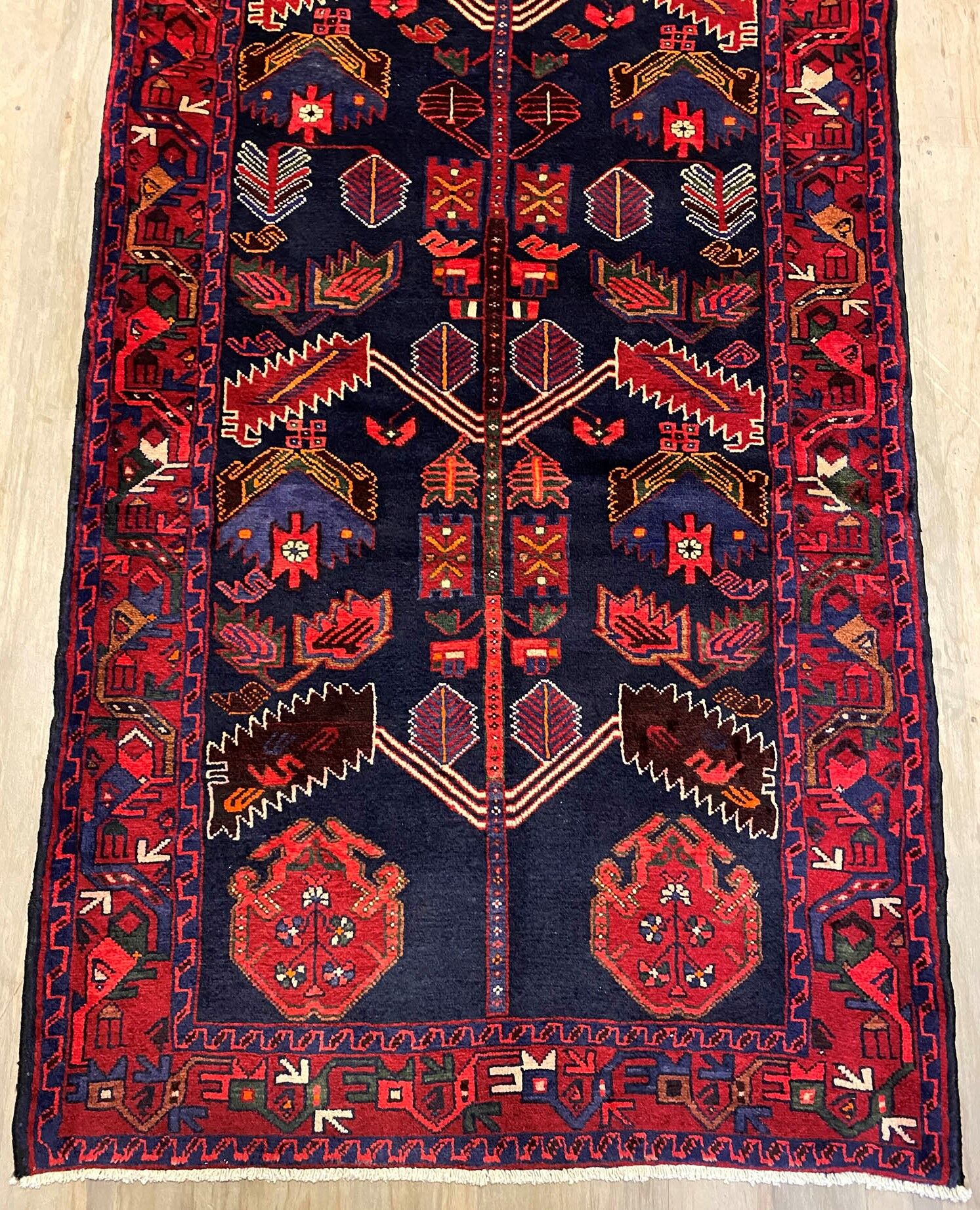 Fine 3M Hamedan Persian Runner - Image 2