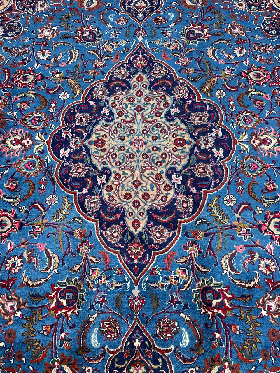 4x3M Traditional Persian Mashad Rug - Image 3