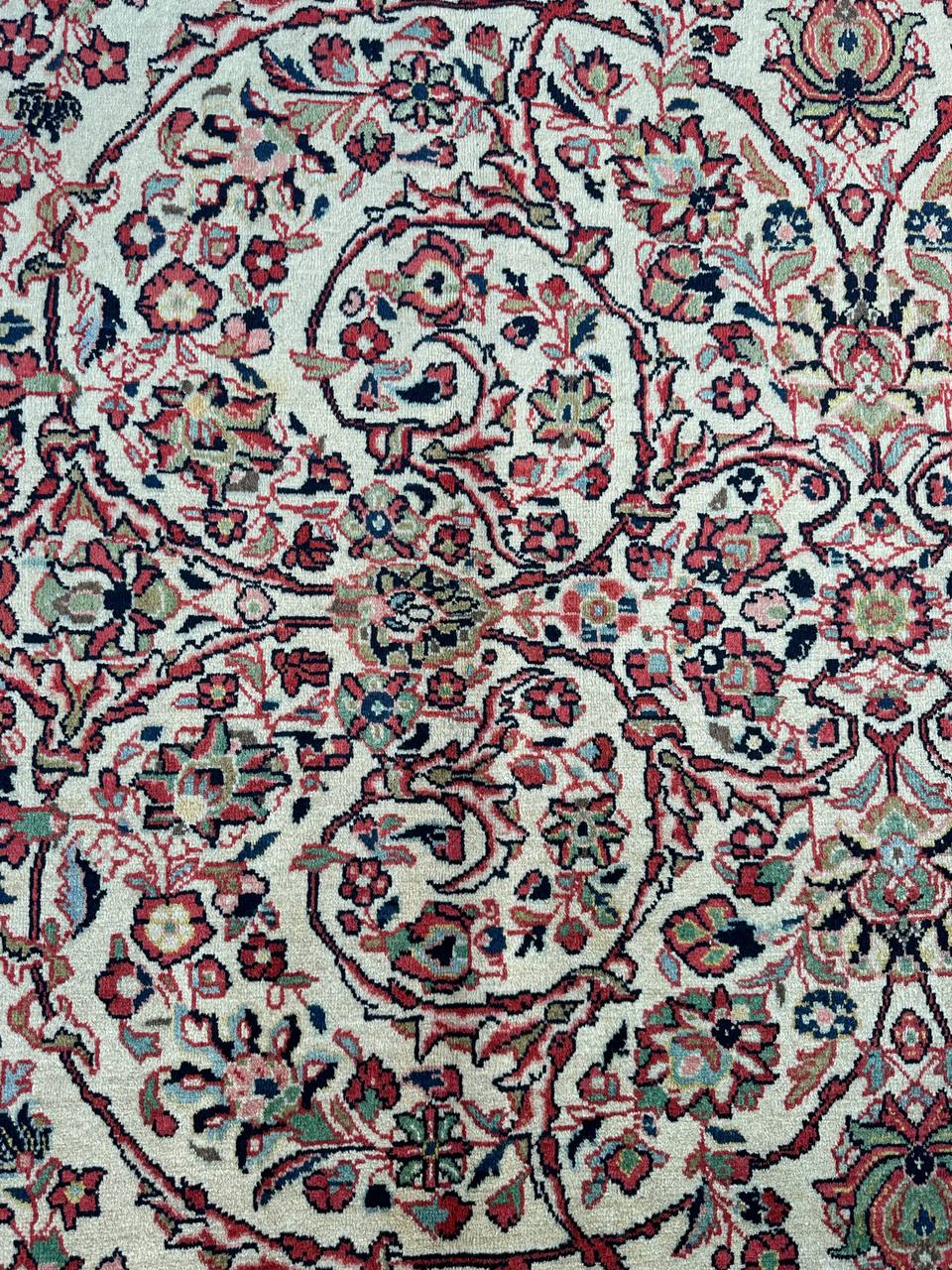 3x2M Fine Allover Design Sarough Rug - Image 4
