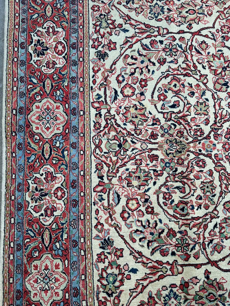 3x2M Fine Allover Design Sarough Rug - Image 5