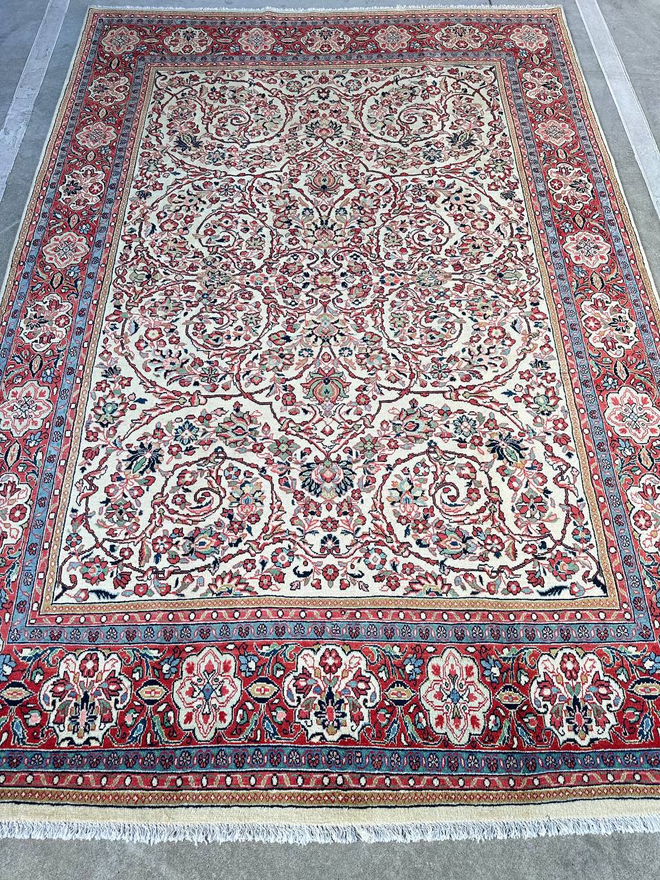 3x2M Fine Allover Design Sarough Rug