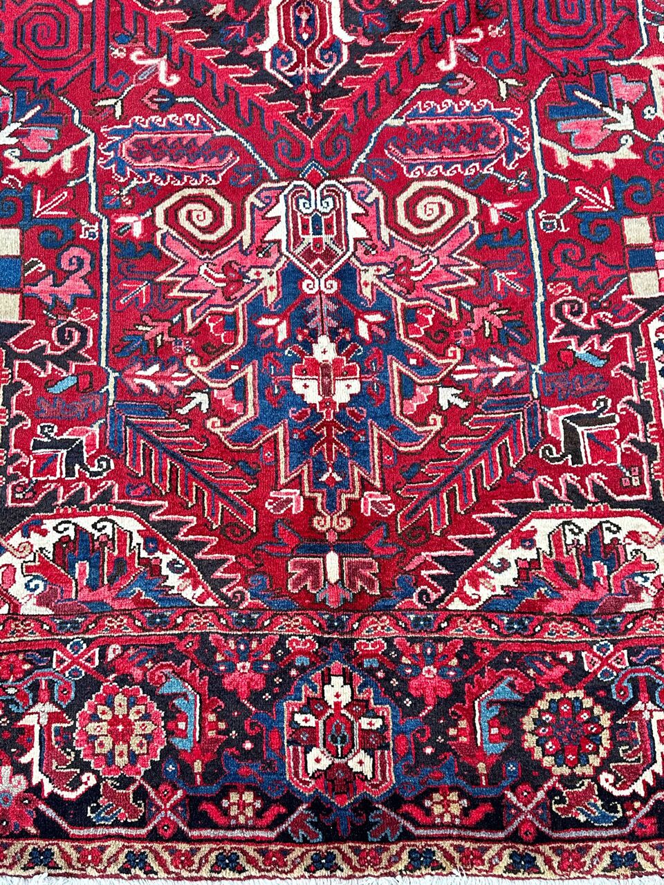 4x3M Genuine Heriz Persian Rug - Image 9