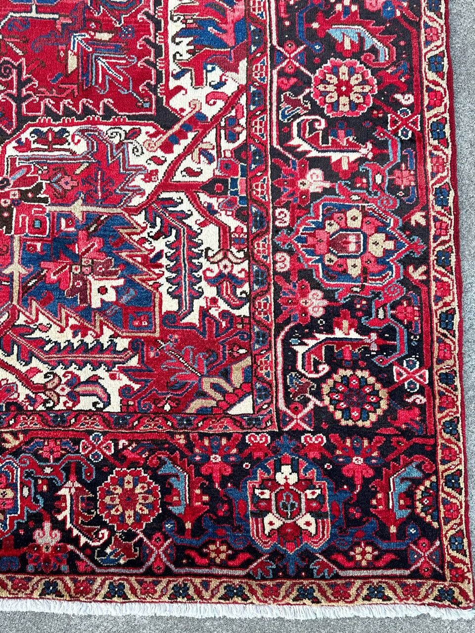 4x3M Genuine Heriz Persian Rug - Image 10