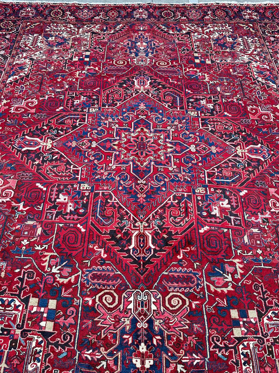 4x3M Genuine Heriz Persian Rug - Image 2