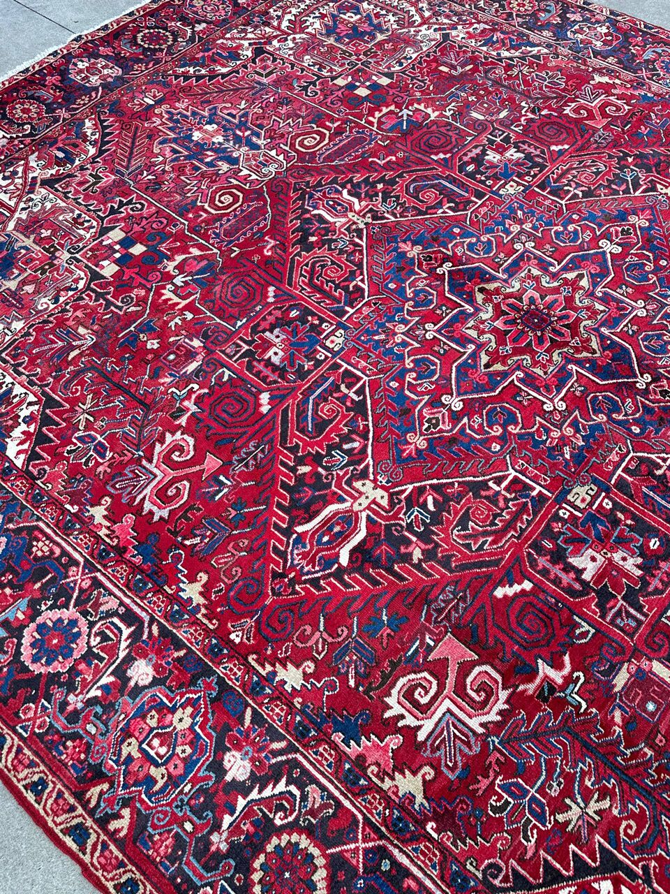 4x3M Genuine Heriz Persian Rug - Image 3