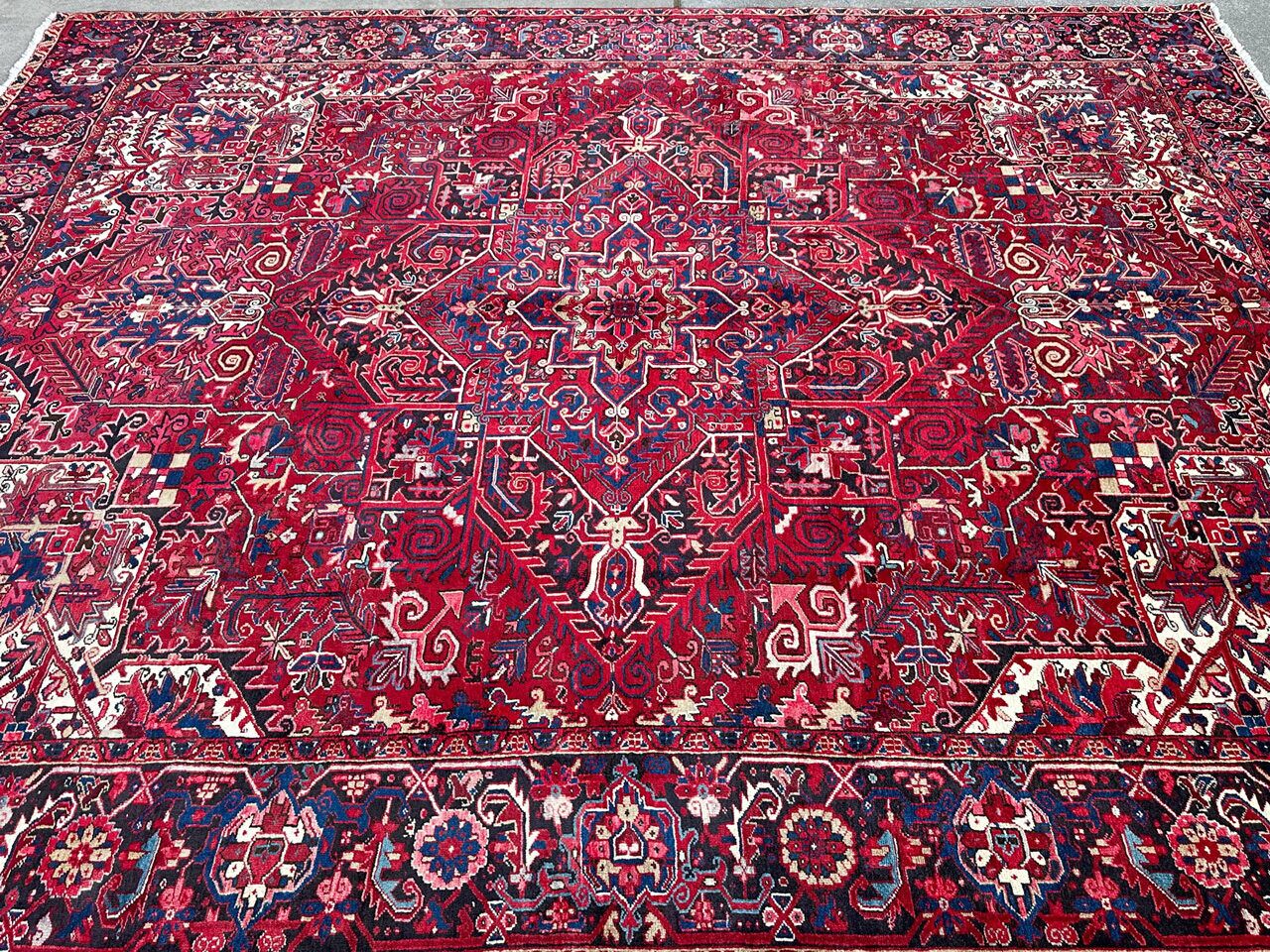 4x3M Genuine Heriz Persian Rug - Image 8