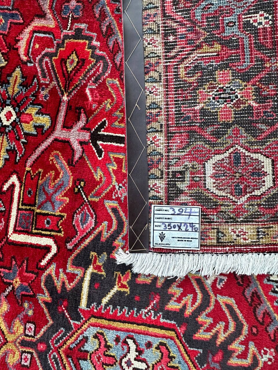 3.5x2.5M Fine Heriz Persian Rug - Image 12