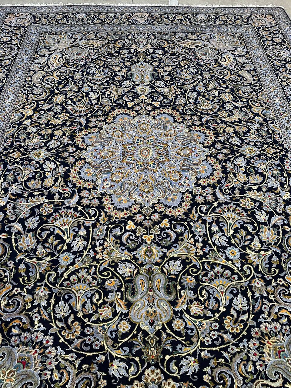 4x3M Fine Signed Persian Kashan Rug - Image 6