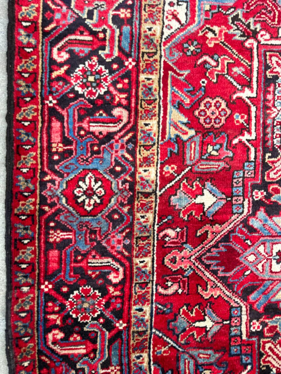 3.3x2.5M Fine Heriz Persian Rug - Image 6