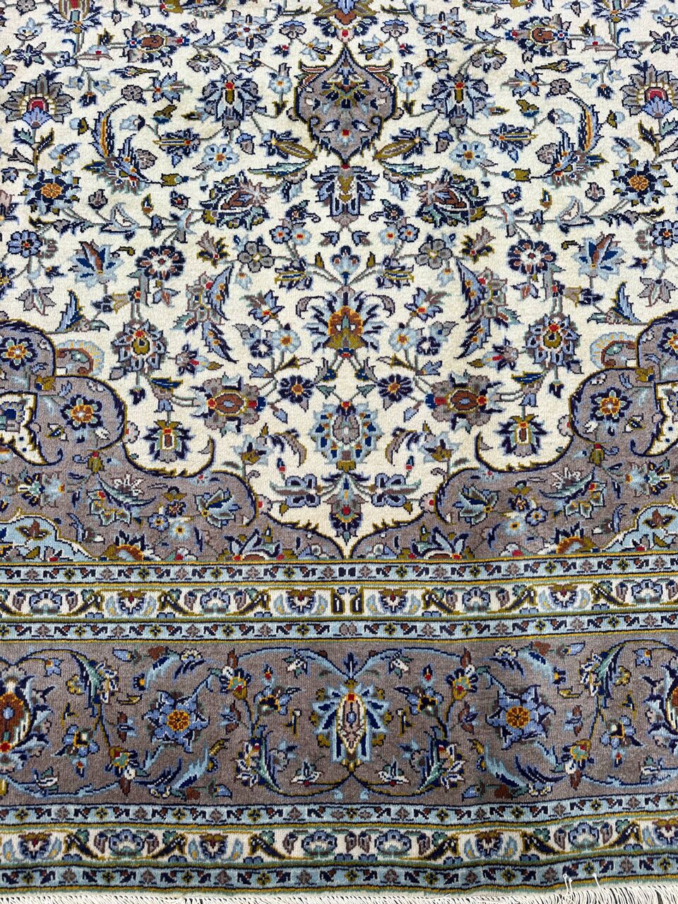 3.6x2.4M Beige Persian Kashan Rug (Kolk) - Image 5