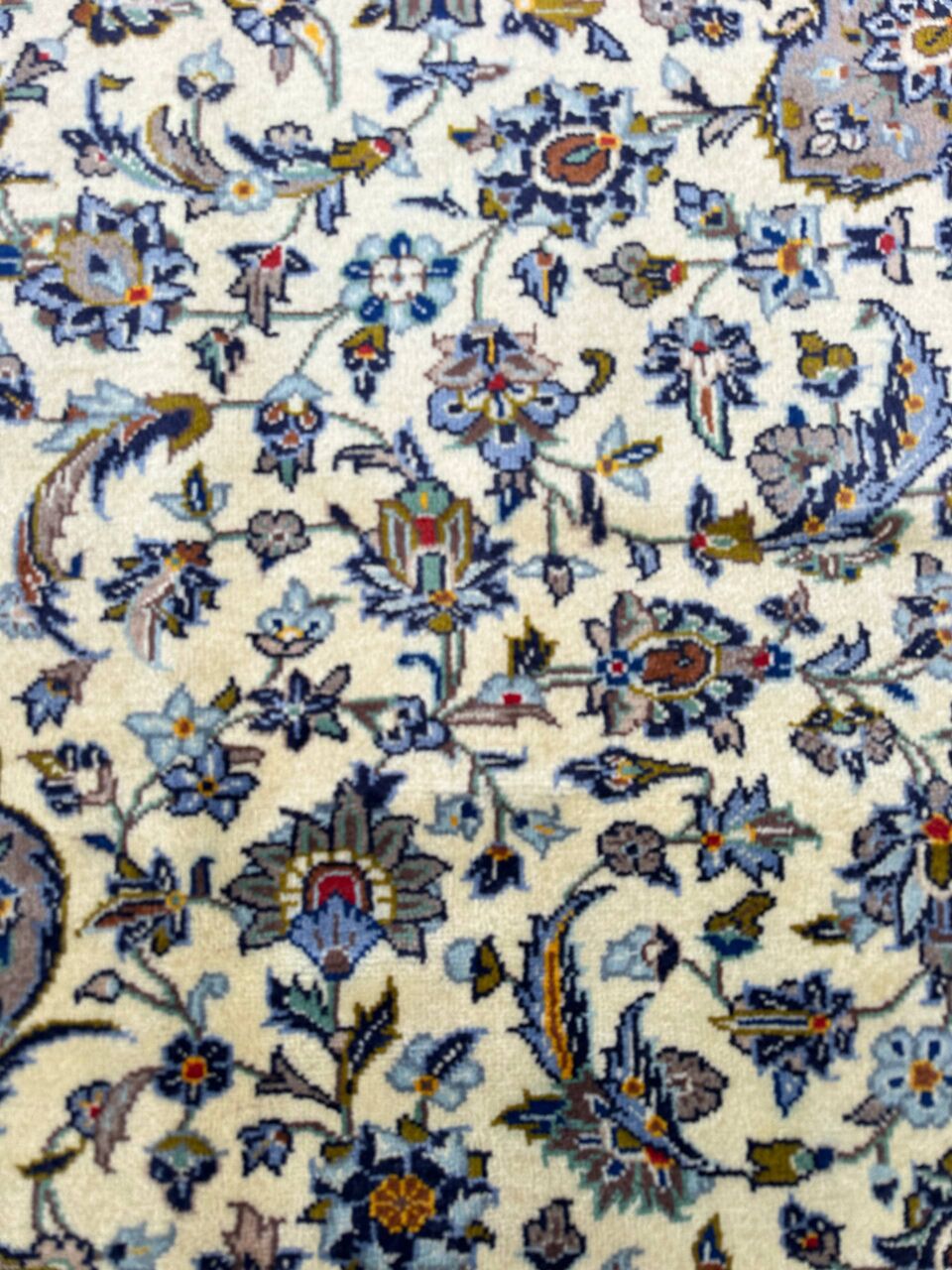 3.6x2.4M Beige Persian Kashan Rug (Kolk) - Image 2
