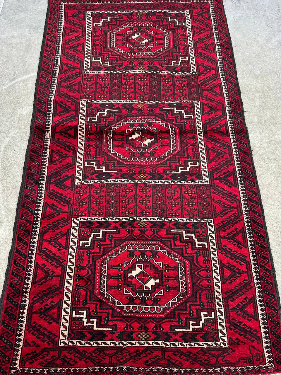 2.2x1.1M Persian Balouchi Nomadic Rug - Image 2