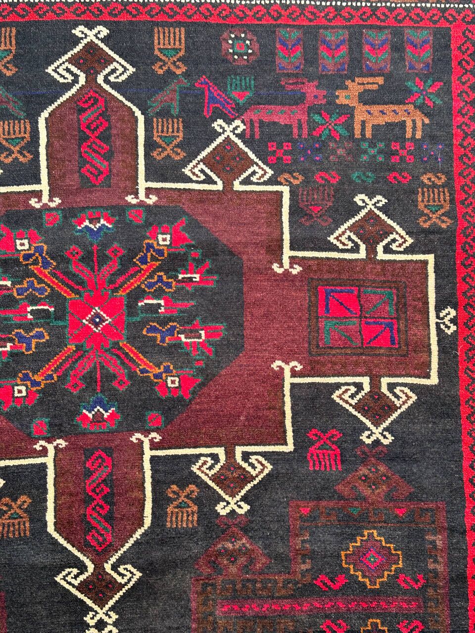 2.1x1.2M Kurdi Quchan Rug - Image 6