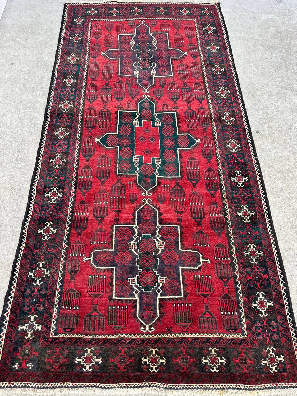2.5x1.2M Kurdi Quchan Rug - Image 2