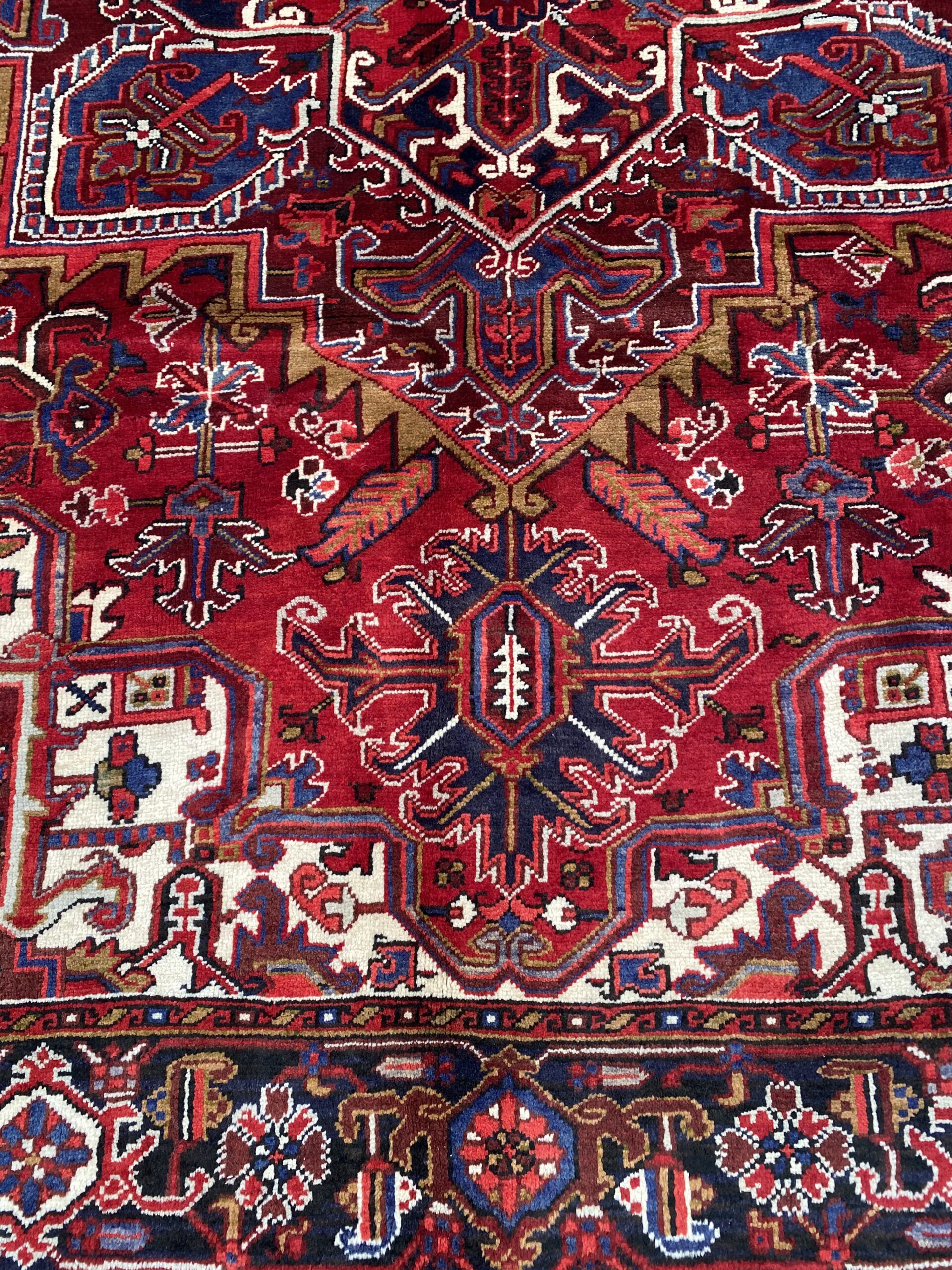 2.9x2.3M Genuine Heriz Persian Rug - Image 4