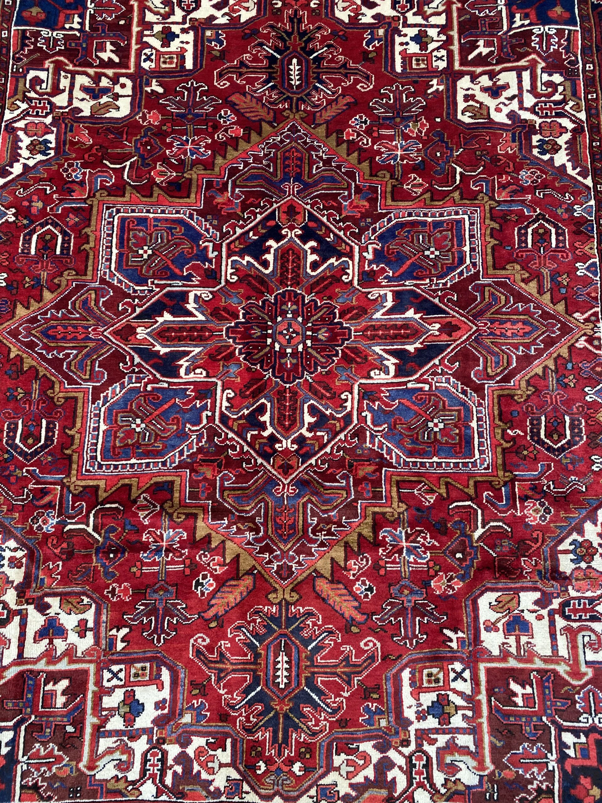 2.9x2.3M Genuine Heriz Persian Rug - Image 5
