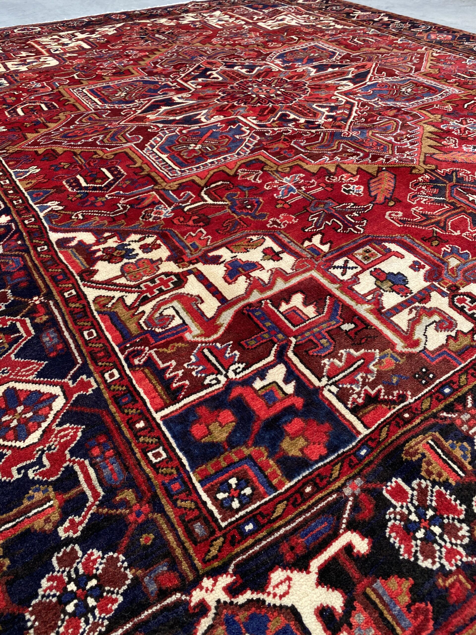 2.9x2.3M Genuine Heriz Persian Rug - Image 7