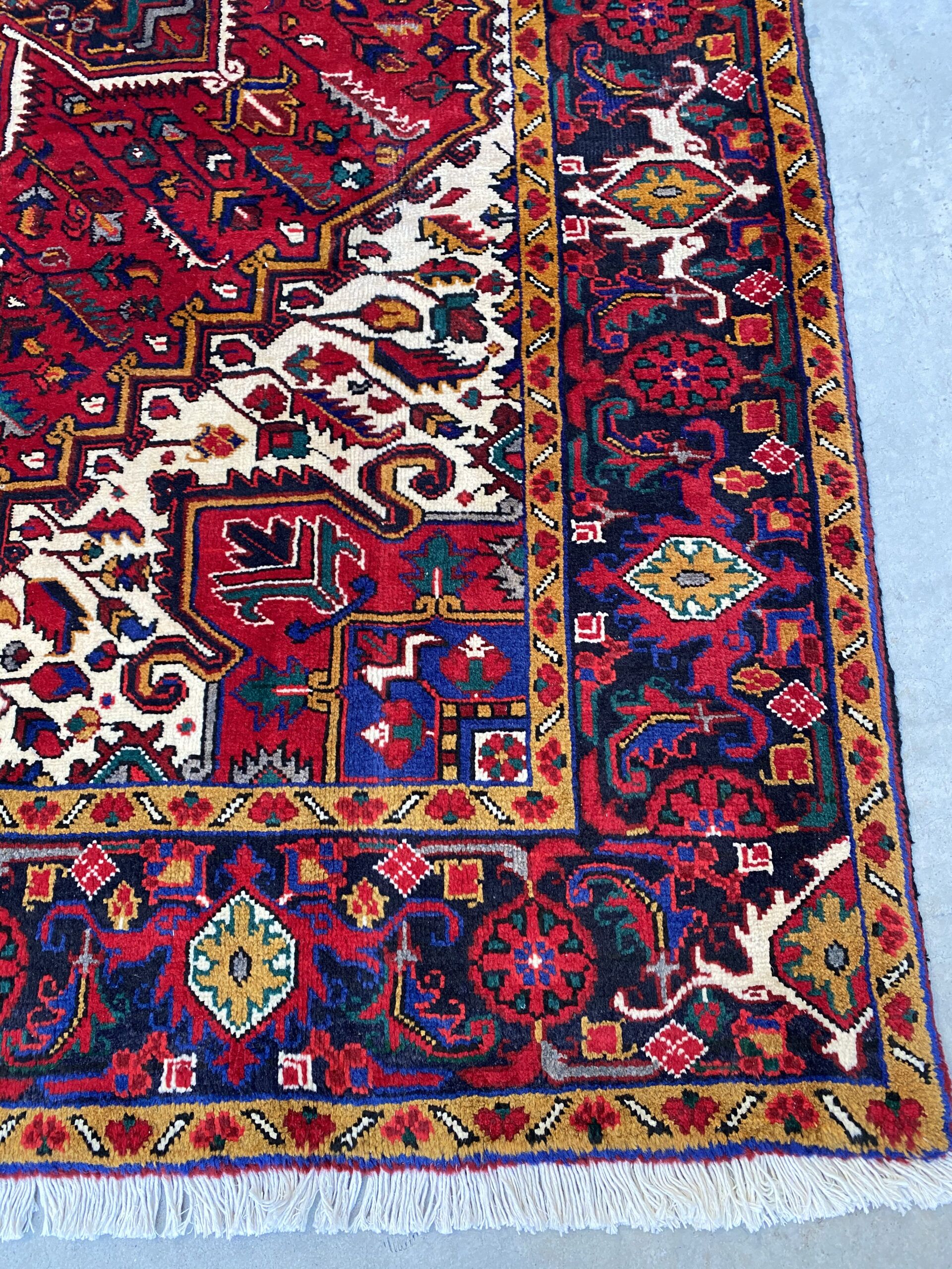 3x2M Vintage Heriz Rug - Image 2