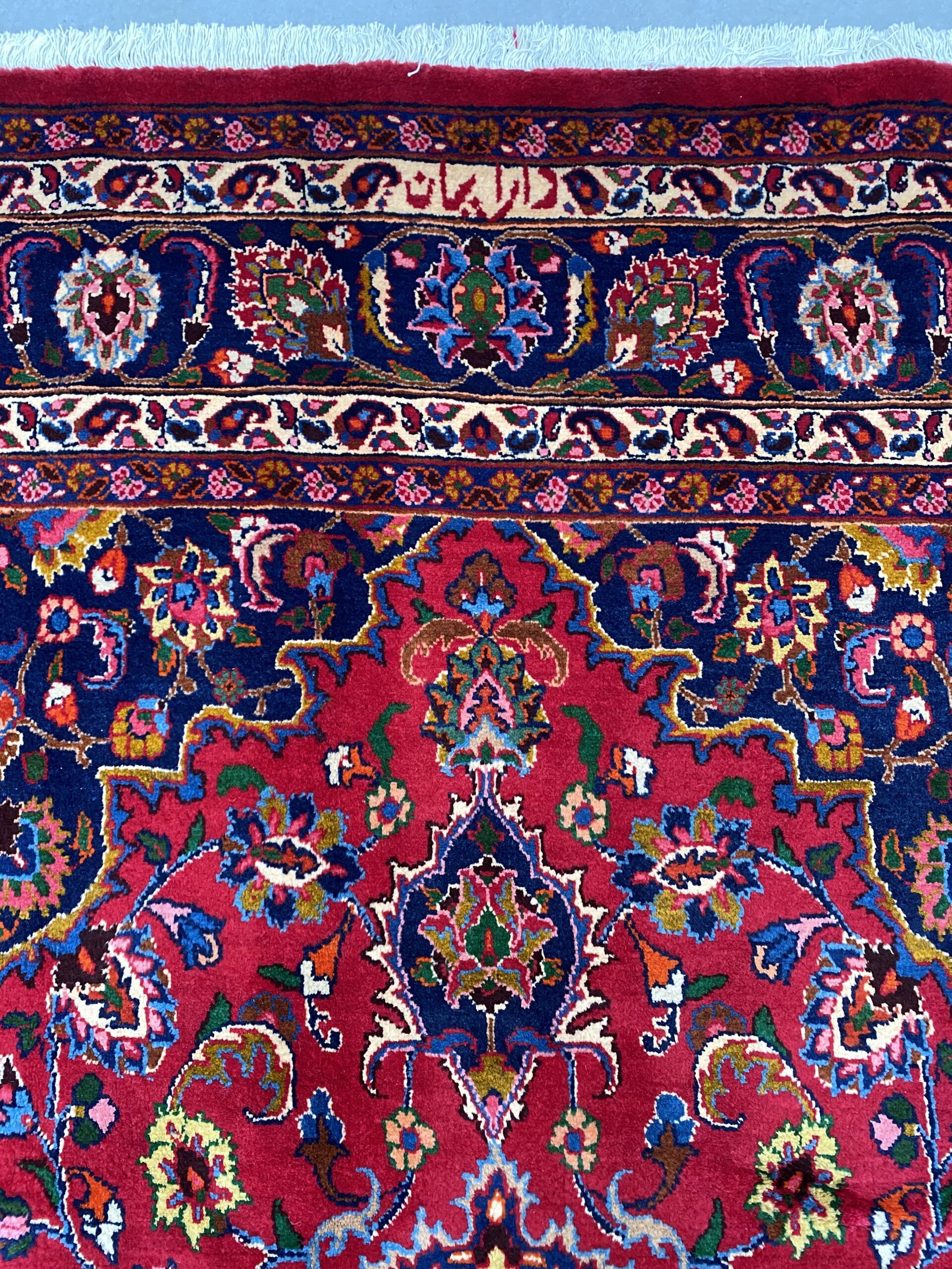 3.2x2M Signed Persian Mashad Rug - Image 6